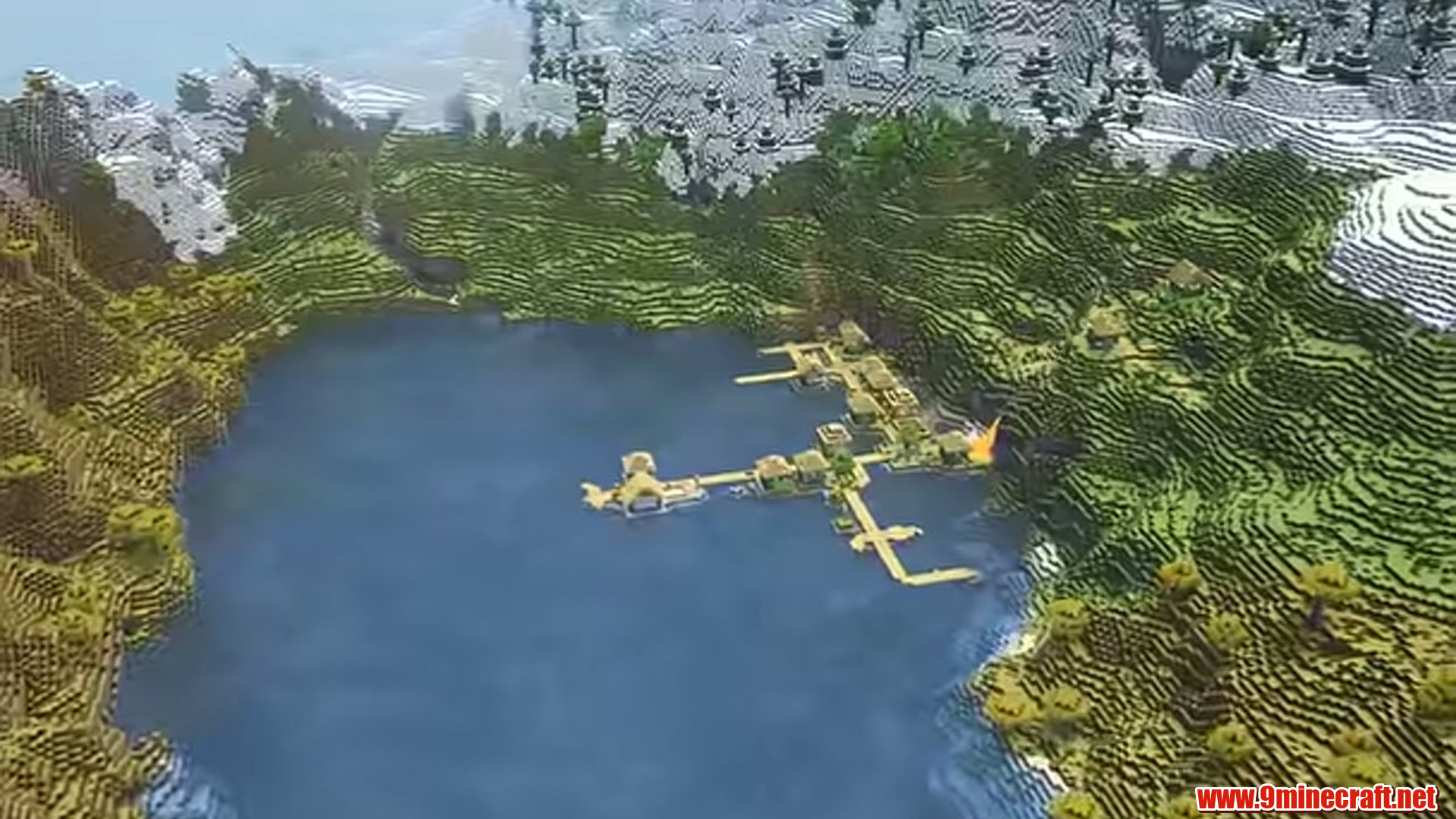 Abandoned Lake in Minecraft seed 6944212983589725