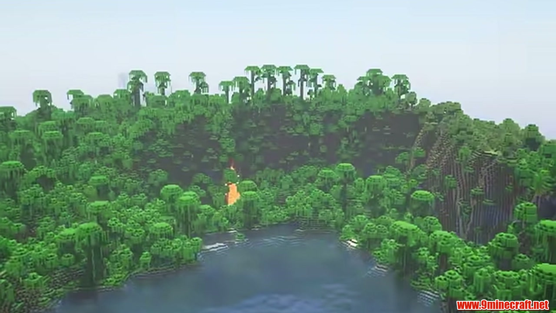Jungle Pool in Minecraft seed 6942694271563963024
