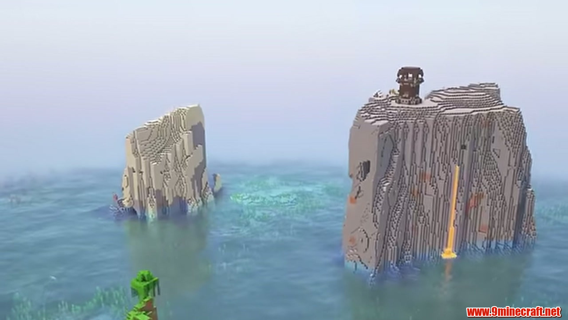 Second view of Triple Pillars terrain