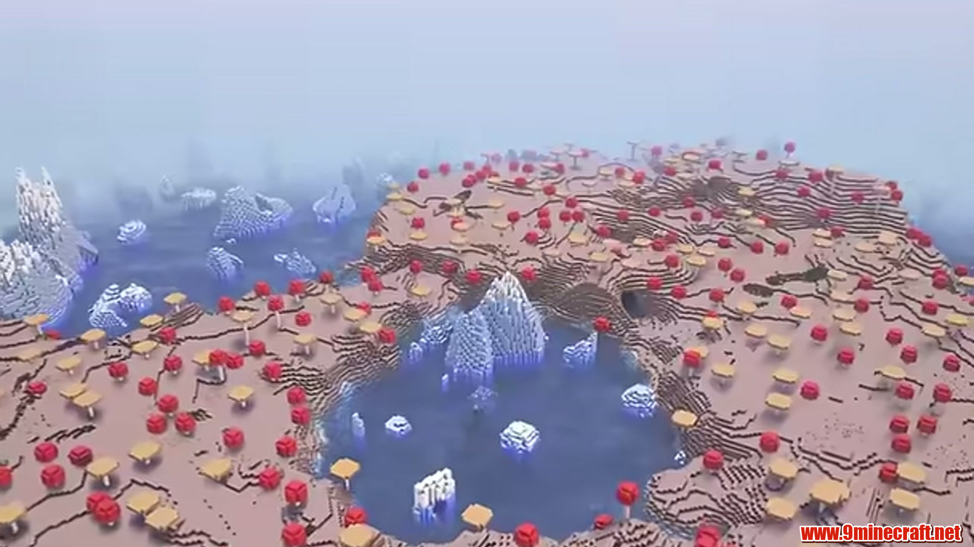 Suspicious Lake in Minecraft seed 694201823162800340