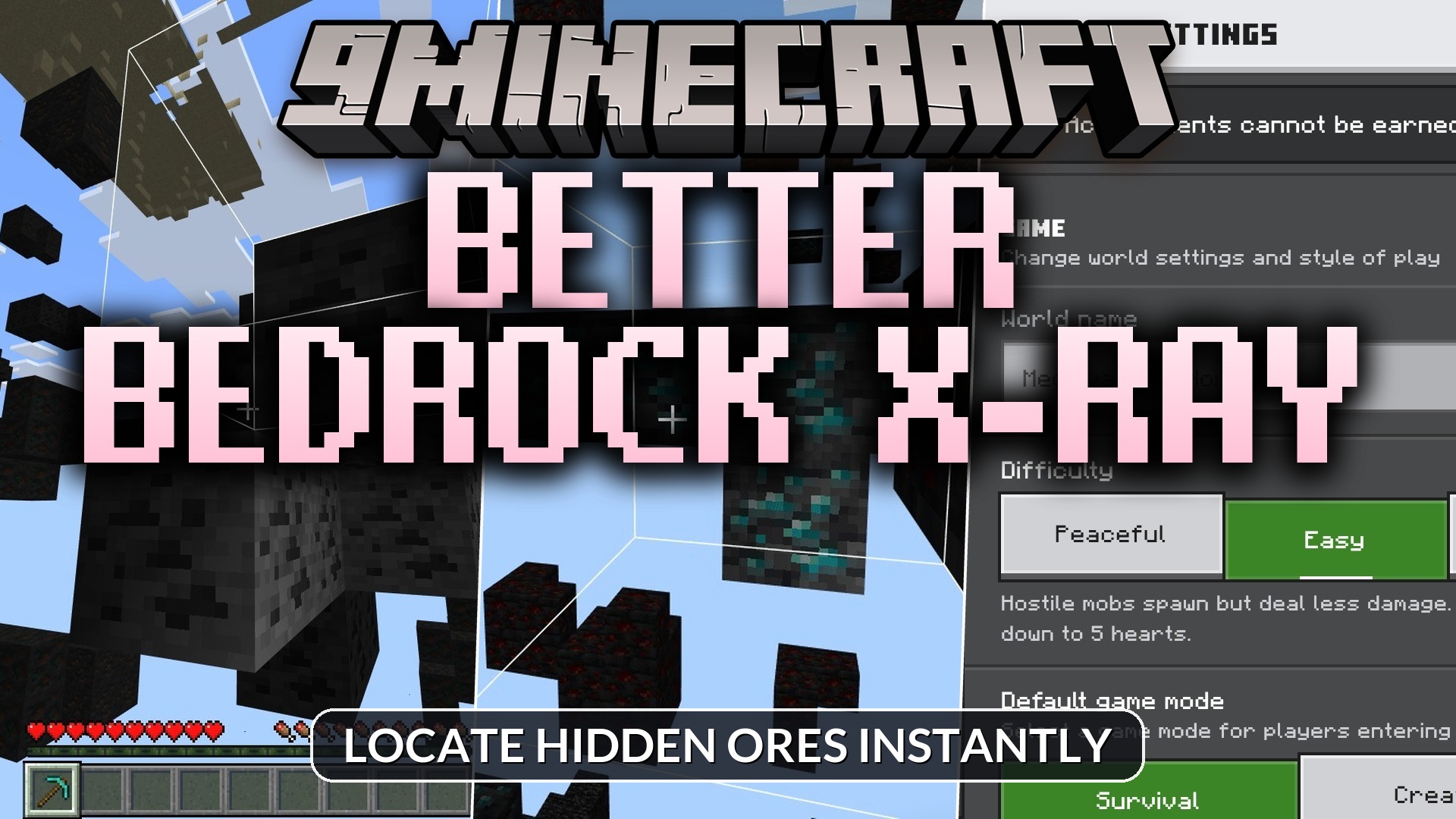 Better Bedrock X-Ray Addon