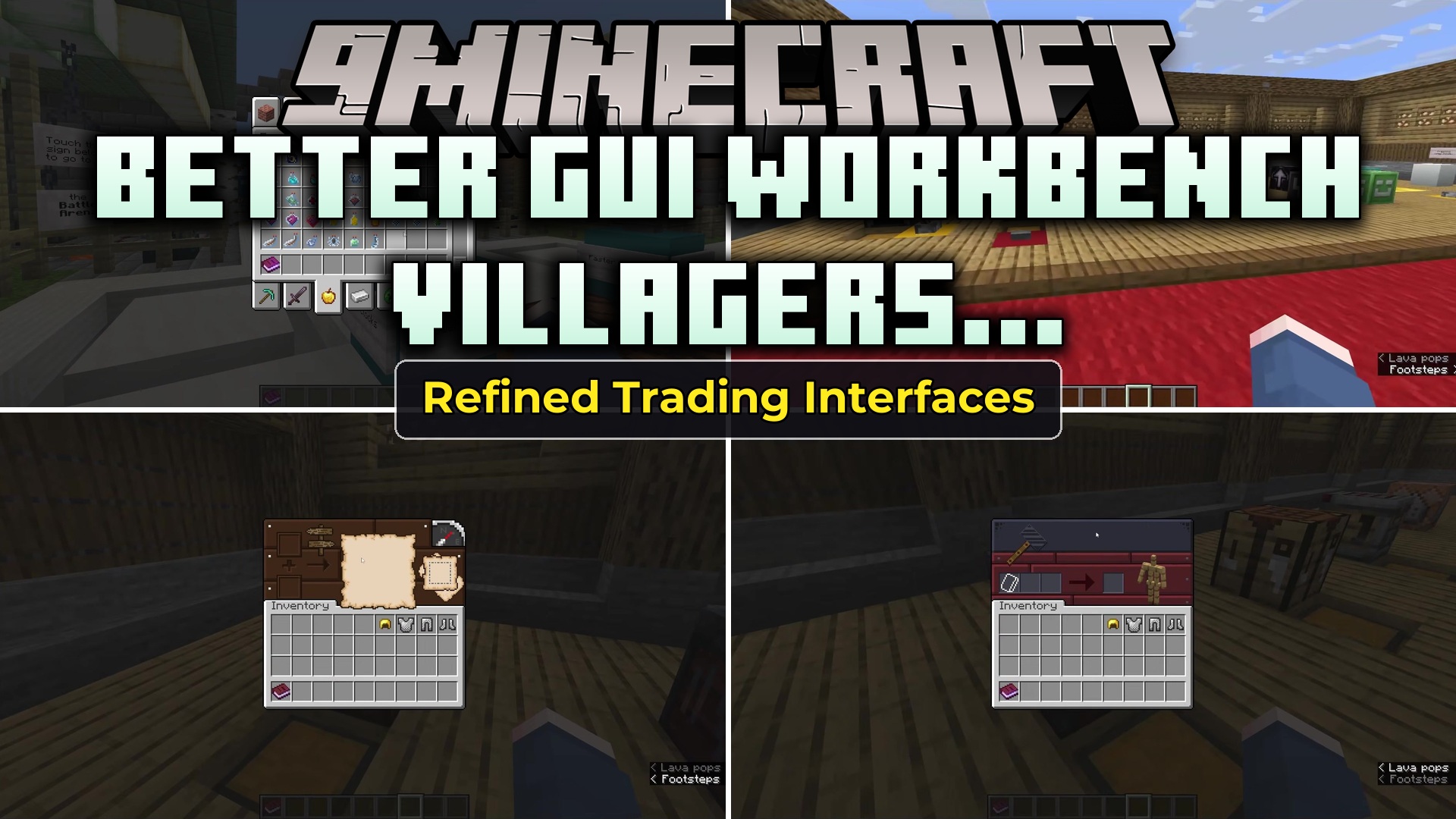 Better GUI Workbench Villagers... Resource Pack
