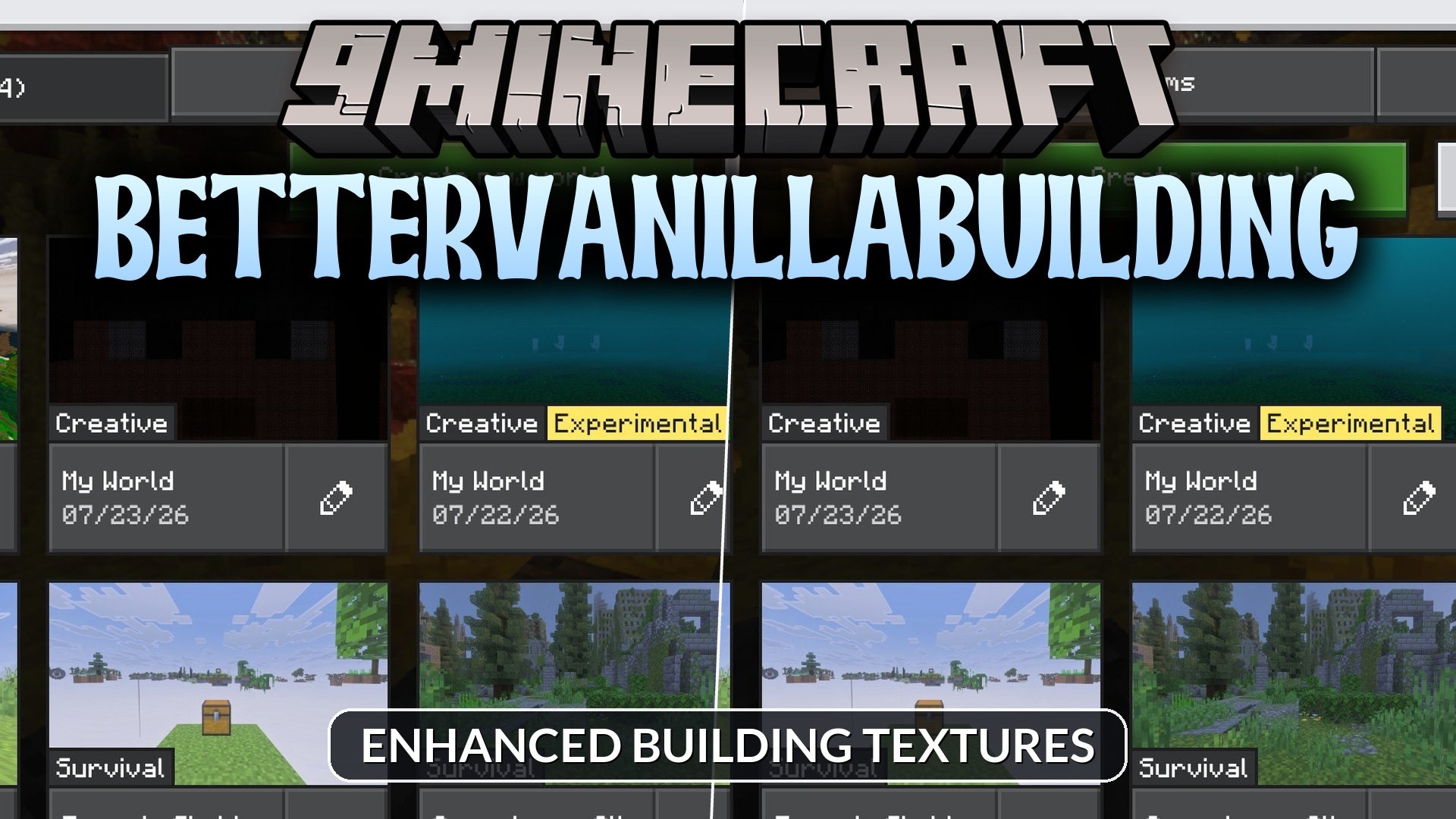 BetterVanillaBuilding Texture Pack