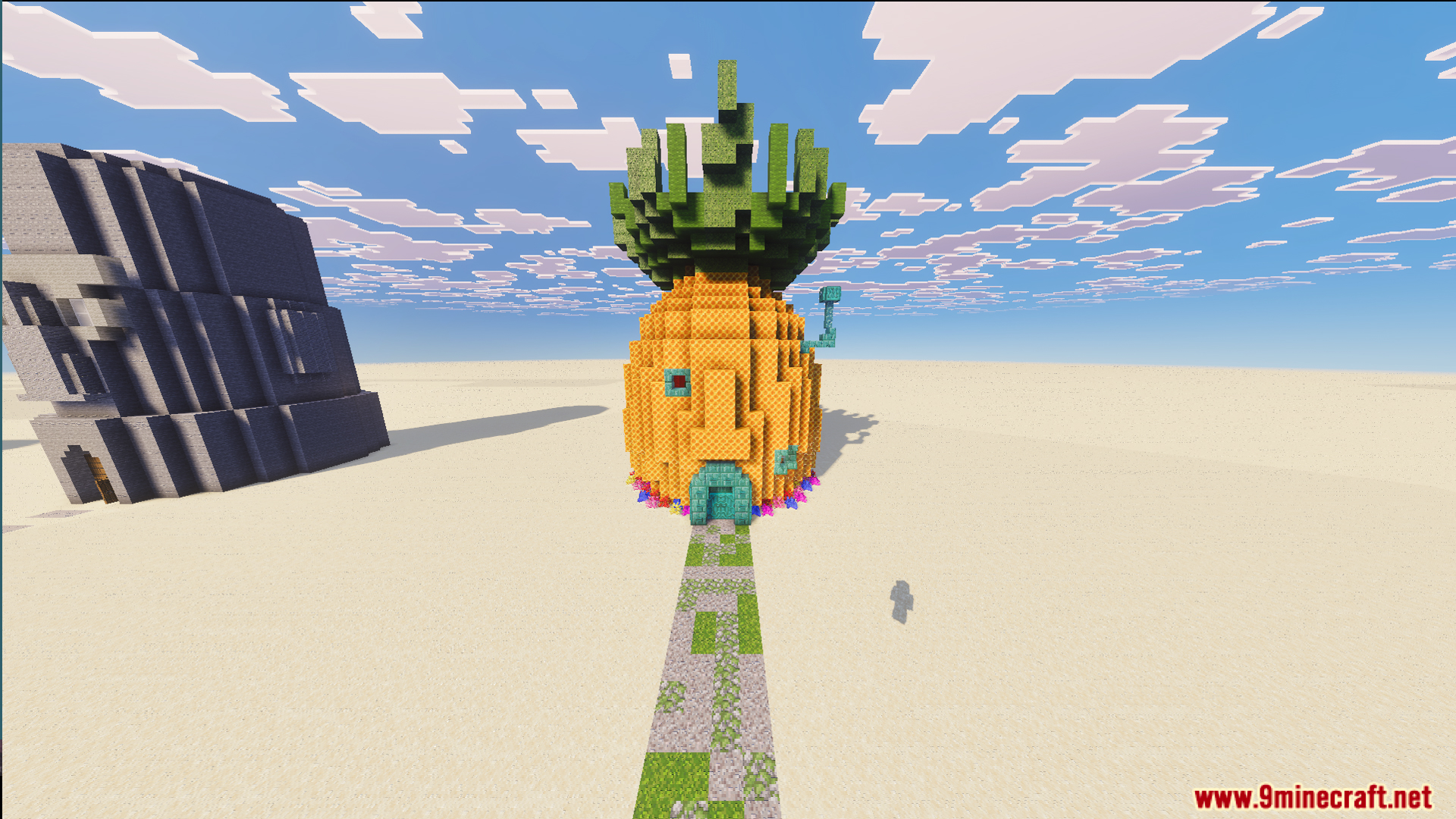 Bikini Bottom of Spongebob Squarepants by Jstcreations Map Screenshot 3 Iconic pineapple house of the main character in the sandy world