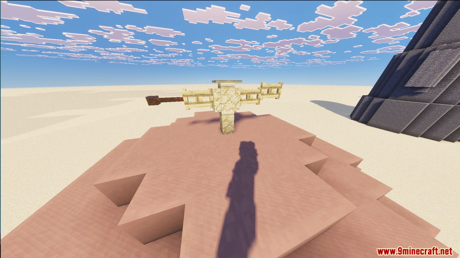 Bikini Bottom of Spongebob Squarepants by Jstcreations Map Screenshot 6 Sandstone structure built on a sandy hill in the Bikini Bottom map
