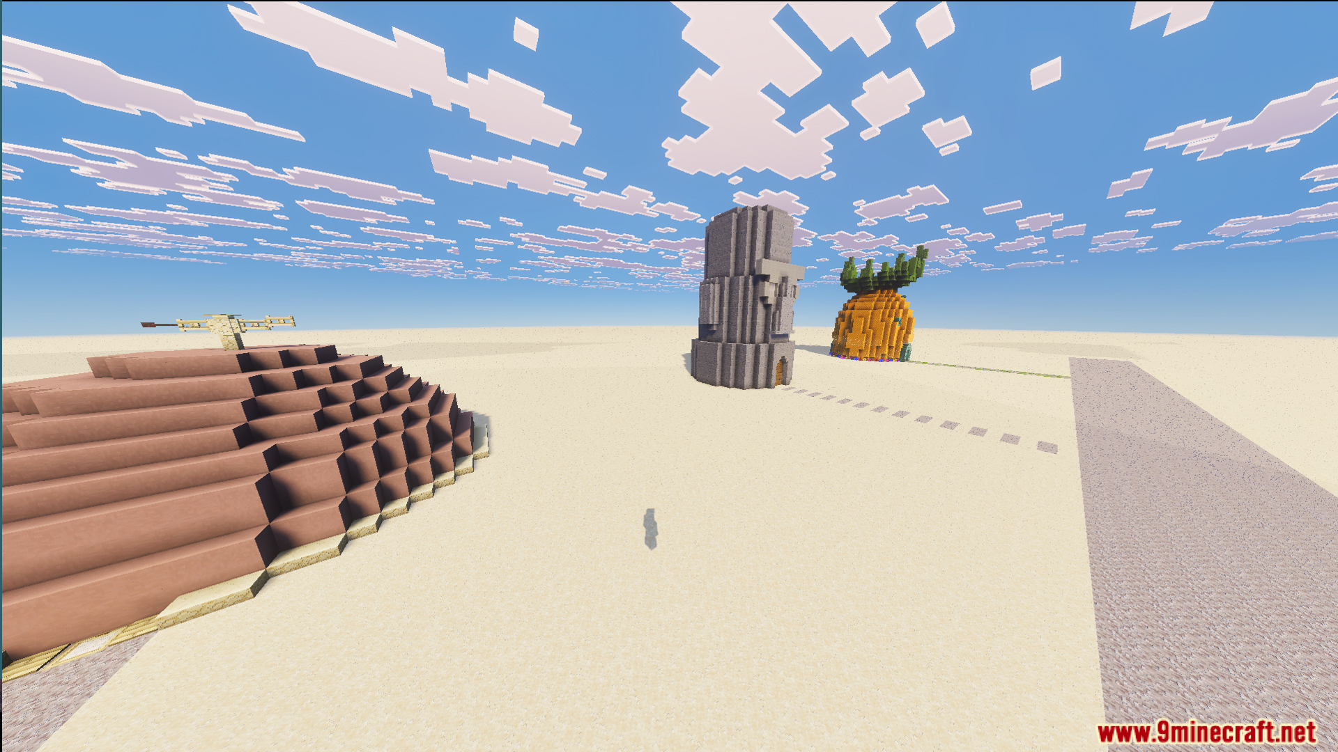 Bikini Bottom of Spongebob Squarepants by Jstcreations Map Screenshot 7 Bikini Bottom of Spongebob Squarepants by JSTCreations Map showing iconic character houses
