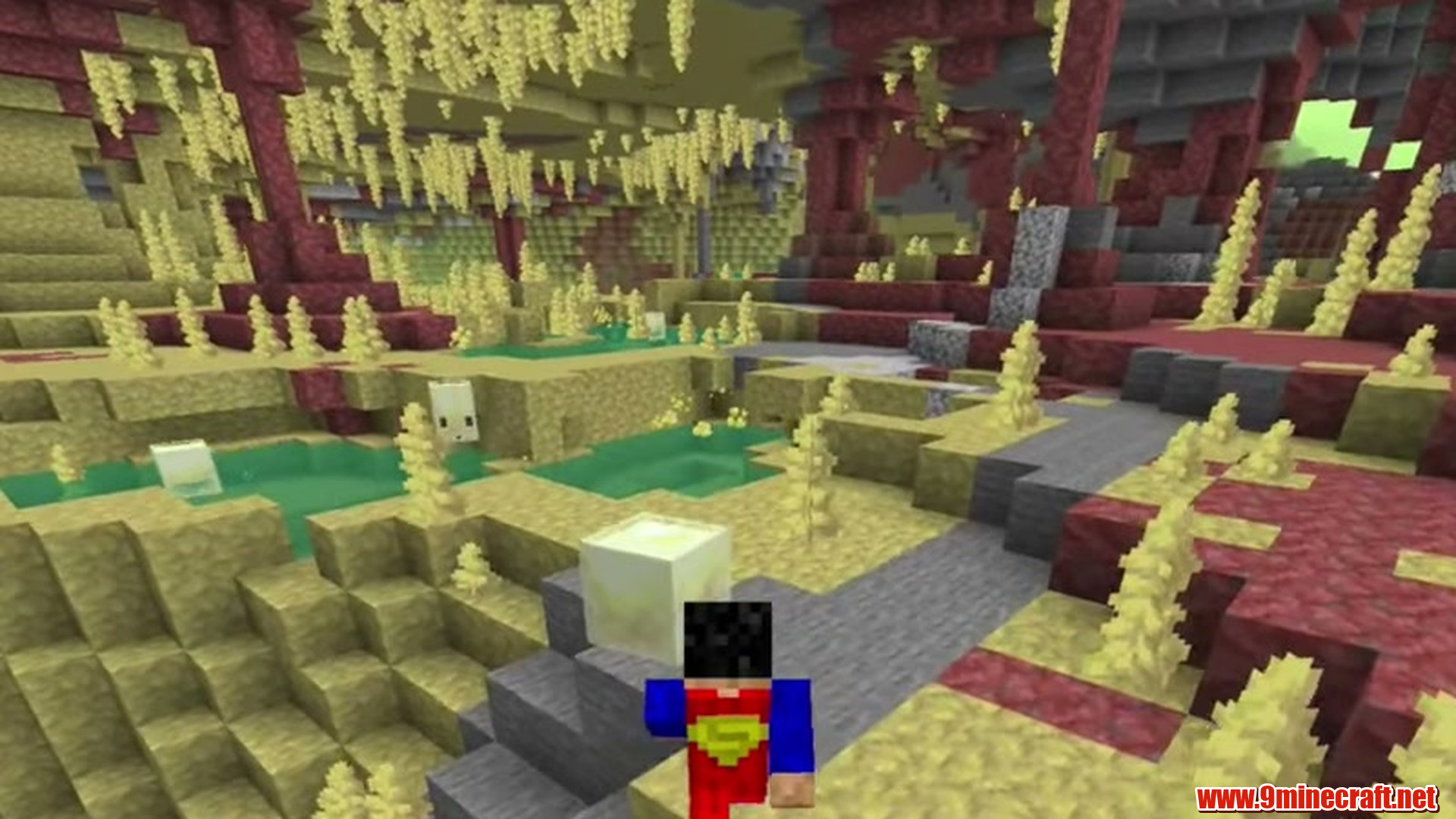 Second landscape view from Minecraft seed -7329383772886134927