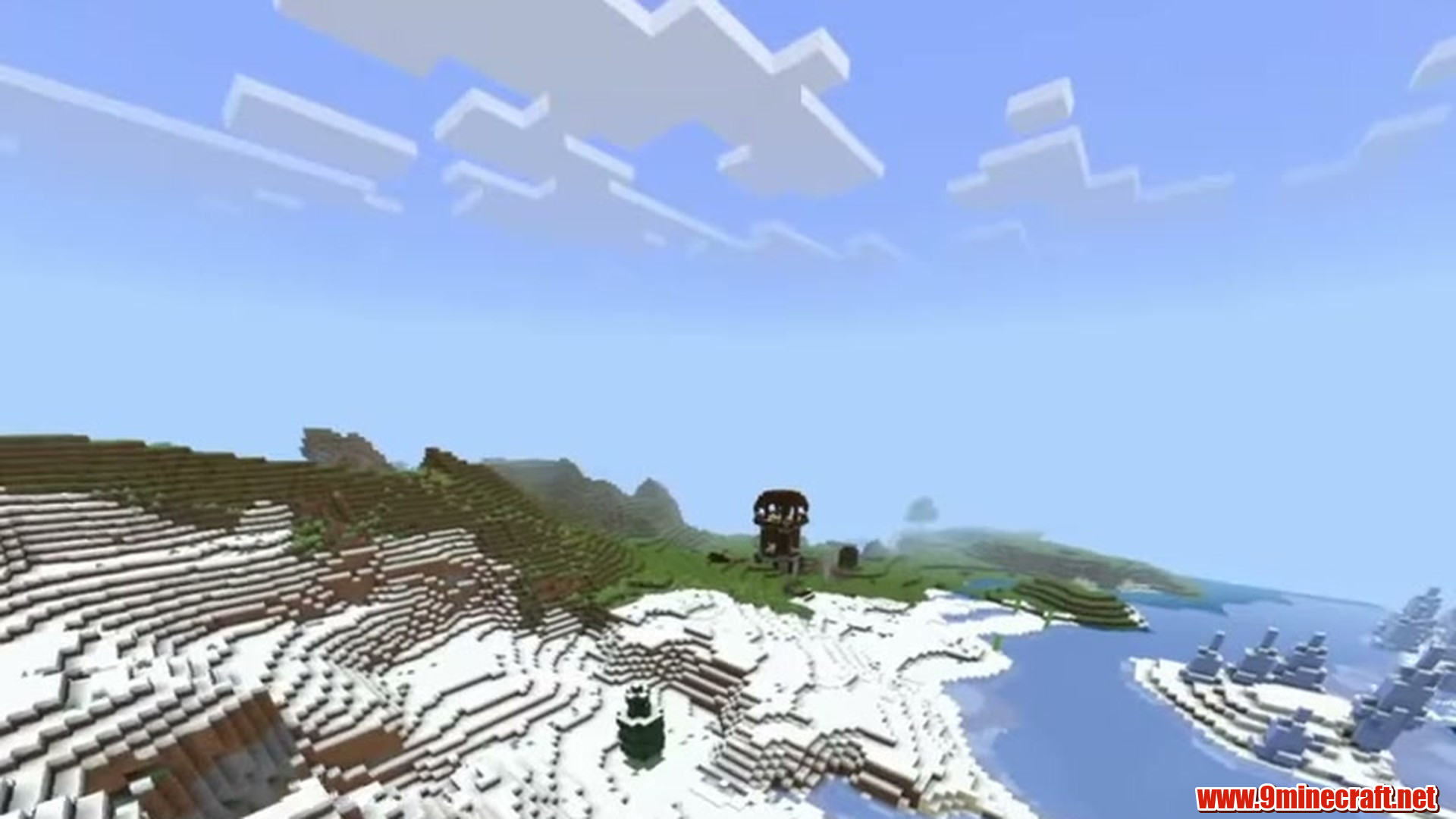 Second landscape view from Minecraft seed 7411236149137250589