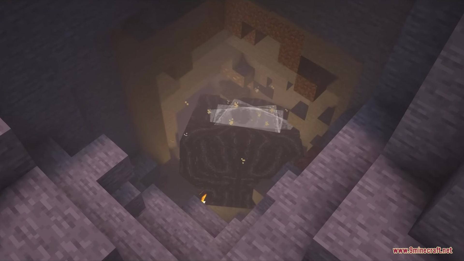 Brainium Mod Screenshot 13 Giant brain parasite resting inside a deep underground stone cavern