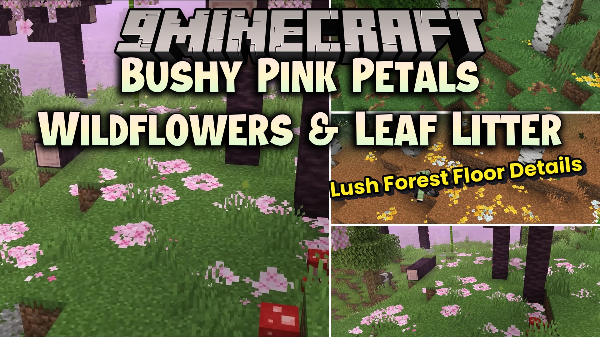 Bushy Pink Petals Wildflowers & Leaf Litter Resource Pack