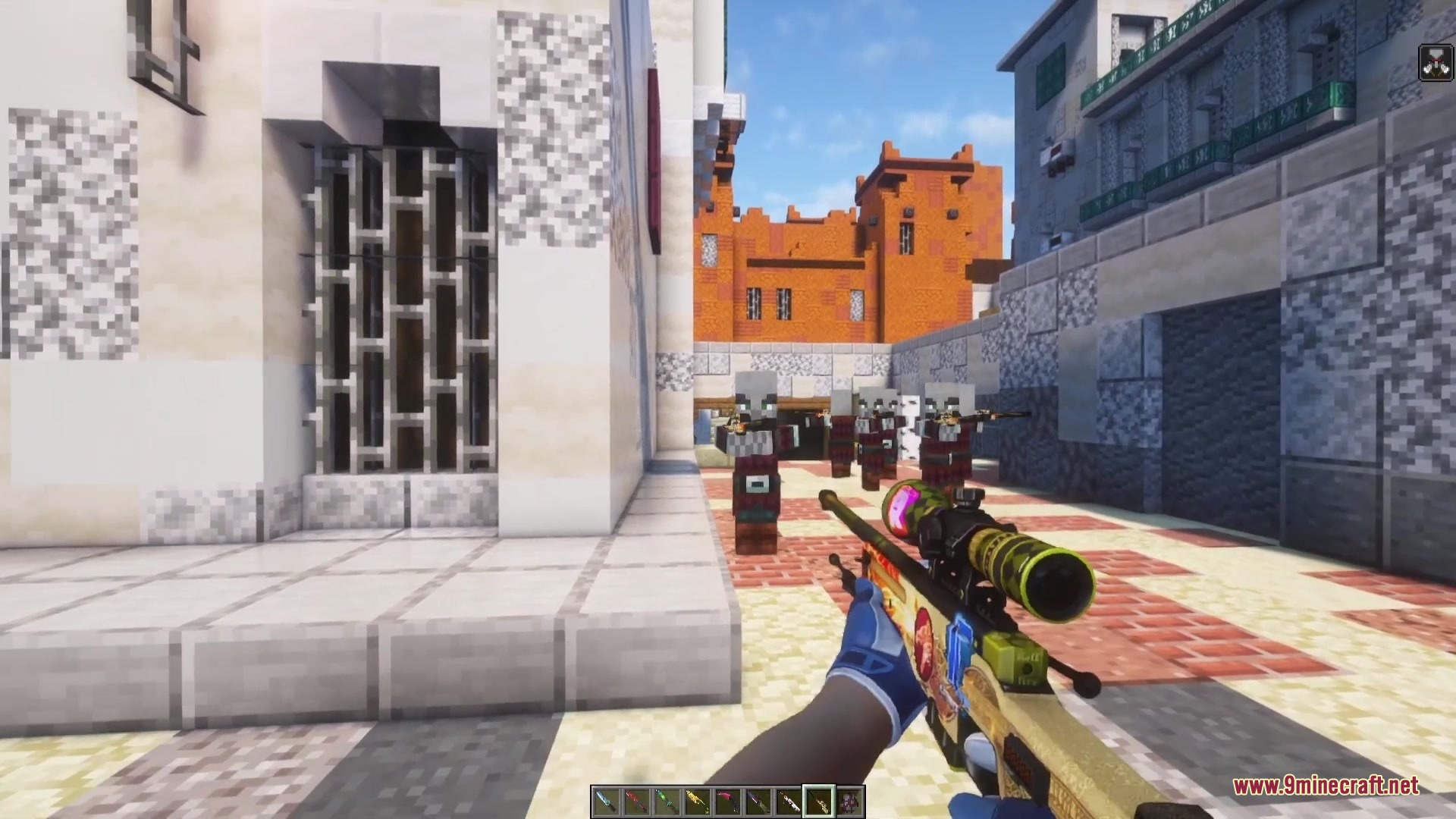 C Strifiky Resource Pack Screenshot 7 Player holding an AWP Dragon Lore sniper rifle from C Strifiky Resource Pack