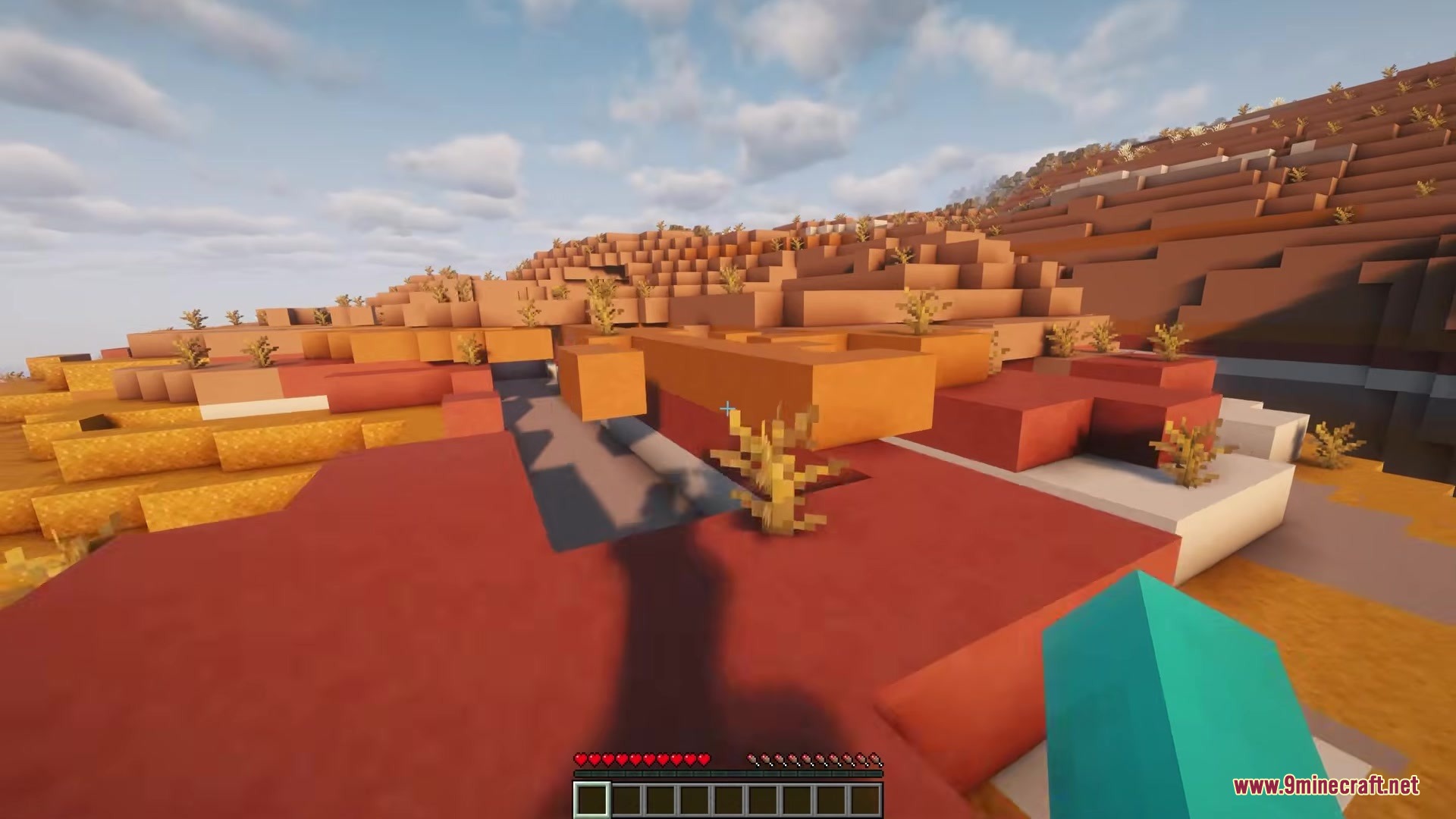 Camera Overhaul by Mirsario Mod Screenshot 4 The screen tilts dramatically to the side while walking across red terracotta blocks