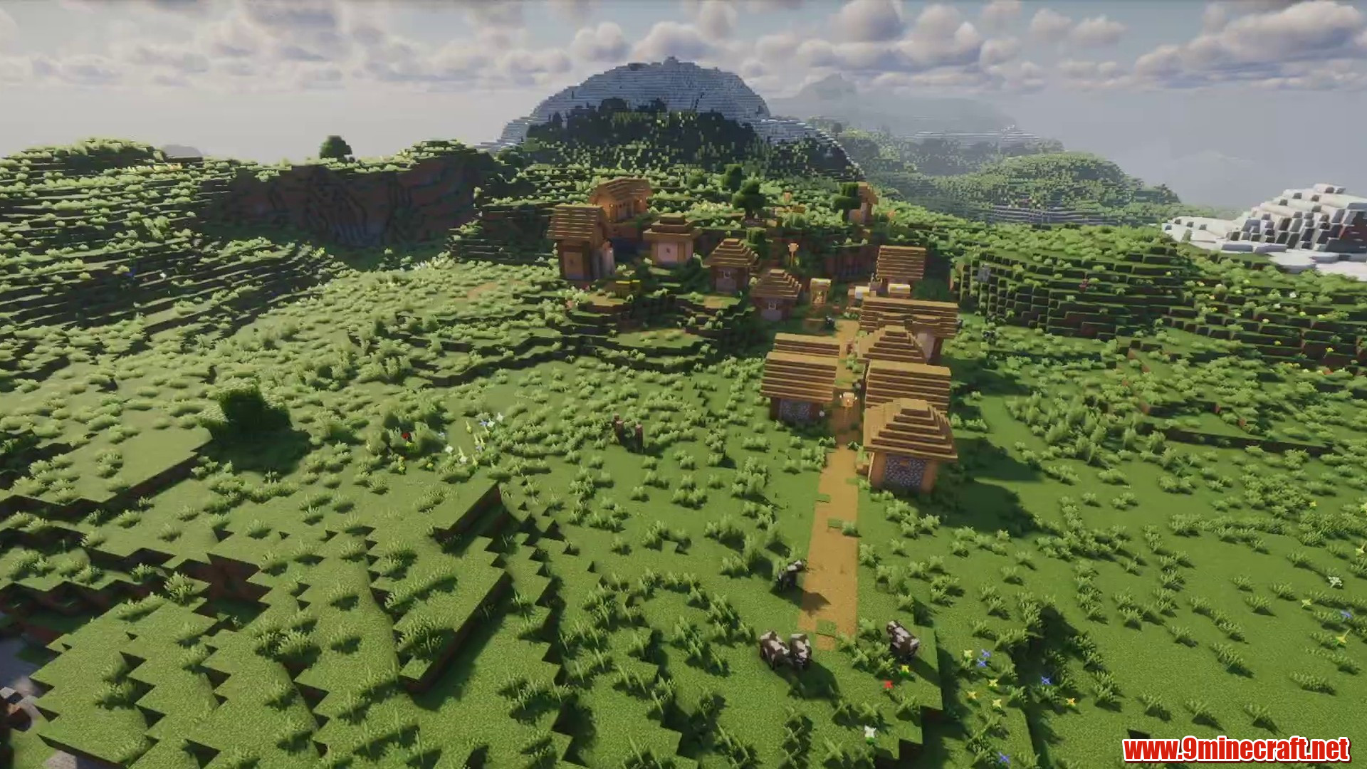 Village Plains Seed in Minecraft seed -6708537865509921672