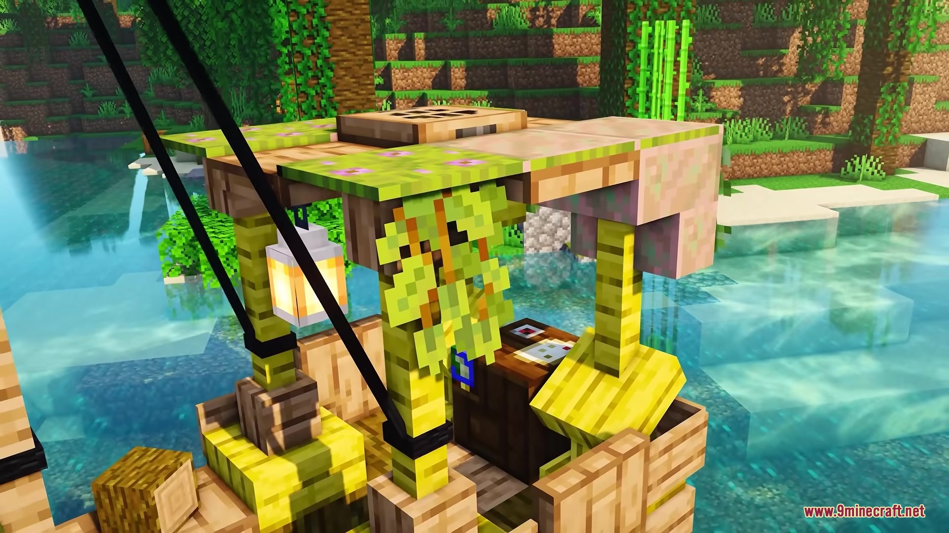 Centurion Ships Resource Pack transforms vanilla boats into detailed medium sized sailing ships