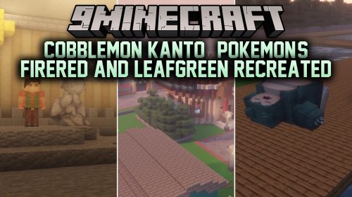 Cobblemon Kanto Pokemon's FireRed and LeafGreen recreated Map