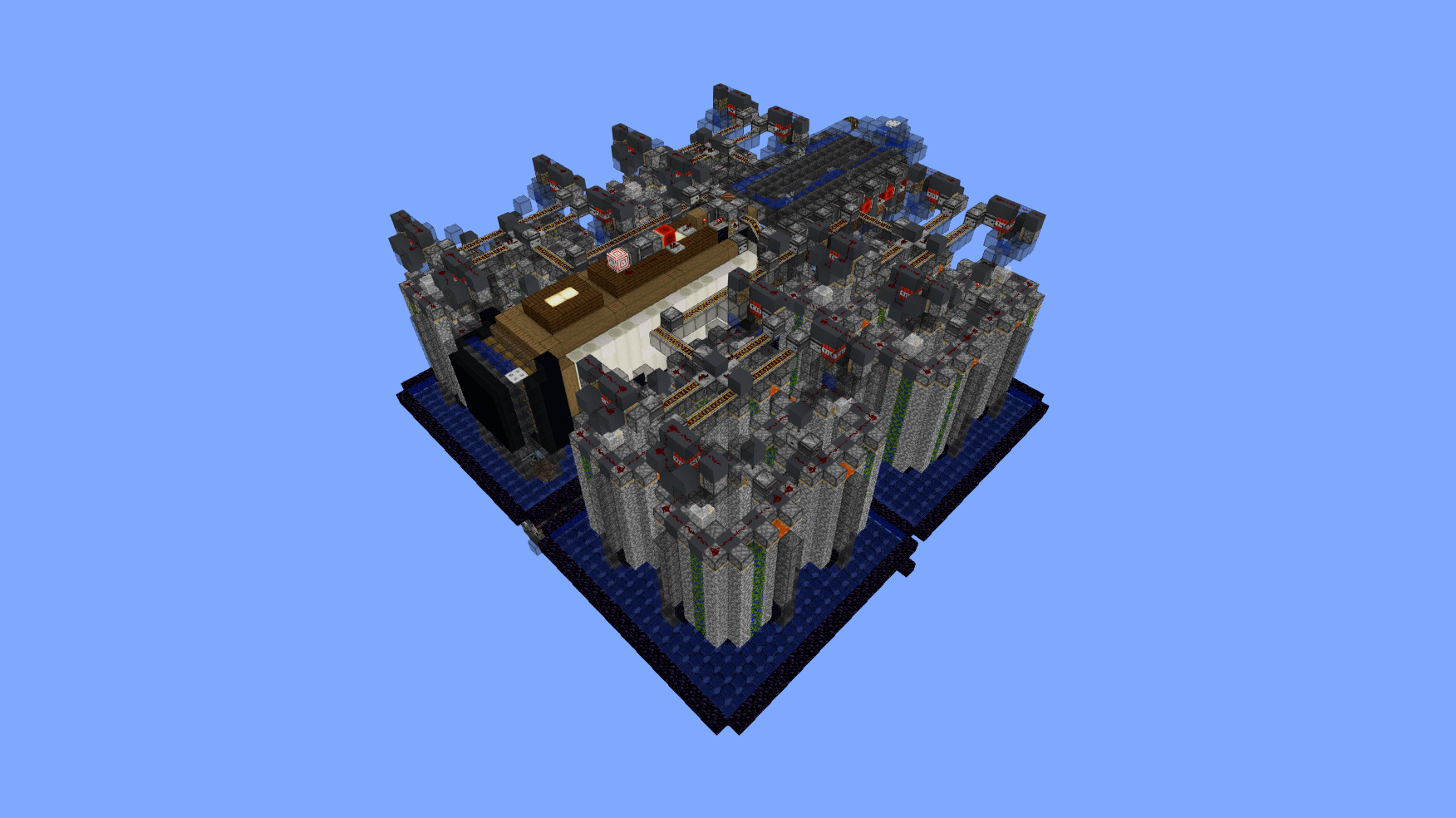 Cobblestone Wall Farm Donutsmp Made by Peaceful Schematic Thumbnail