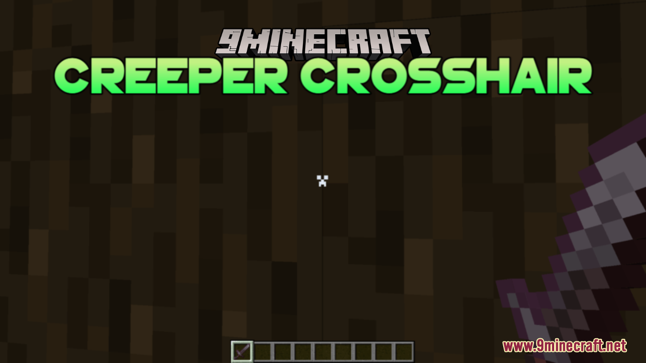 Creeper Crosshair Resource Pack