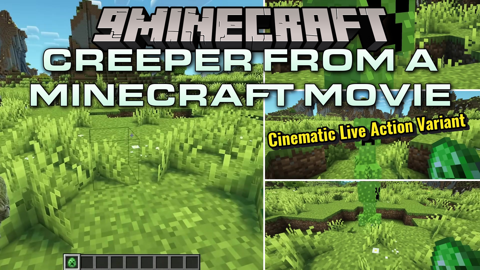 Creeper from a Minecraft Movie Resource Pack