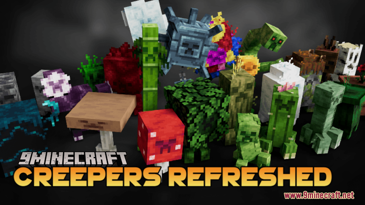 Creepers Refreshed Resource Pack