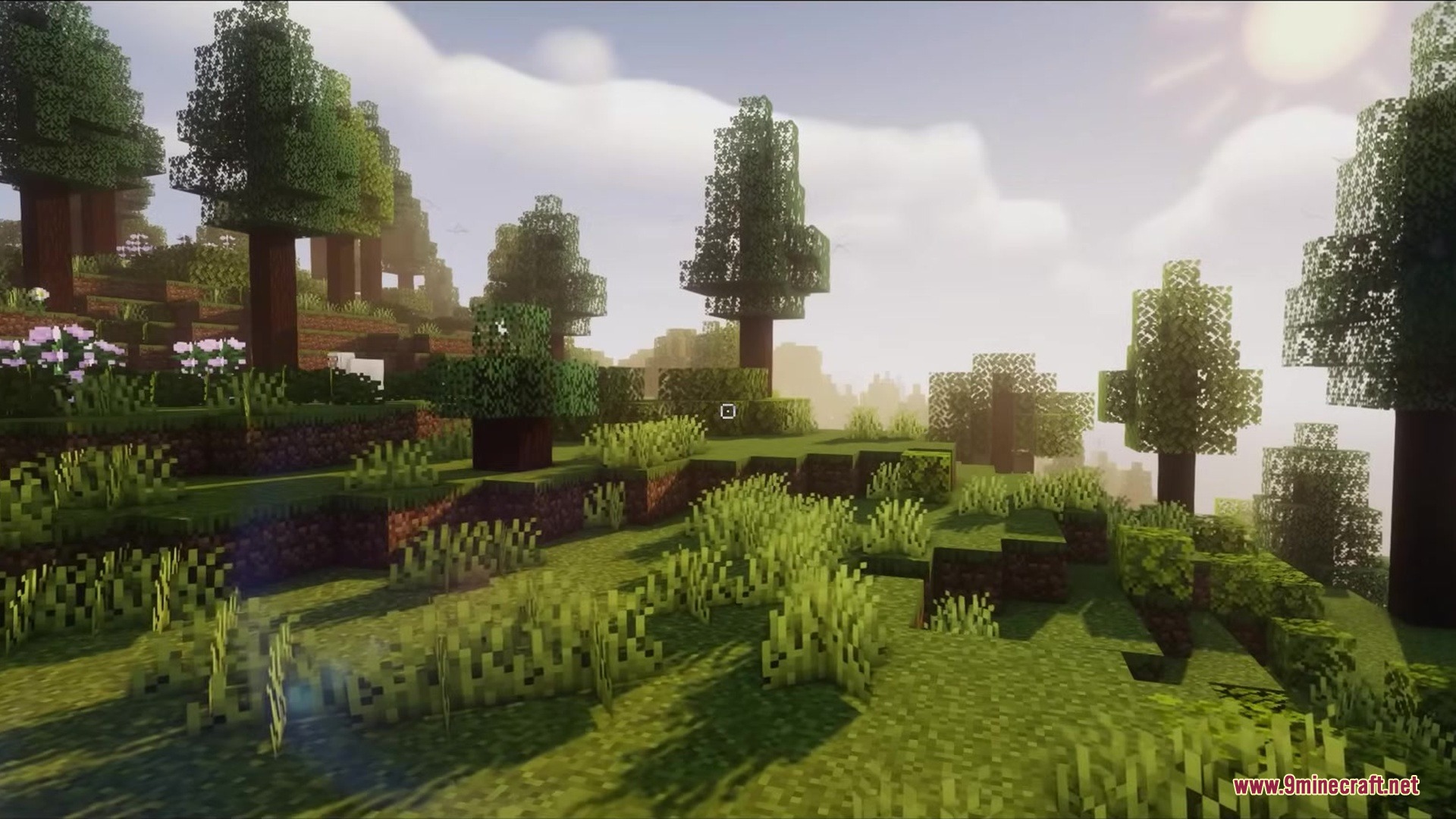 Crosshair CUBE Resource Pack Screenshot 1 A square crosshair