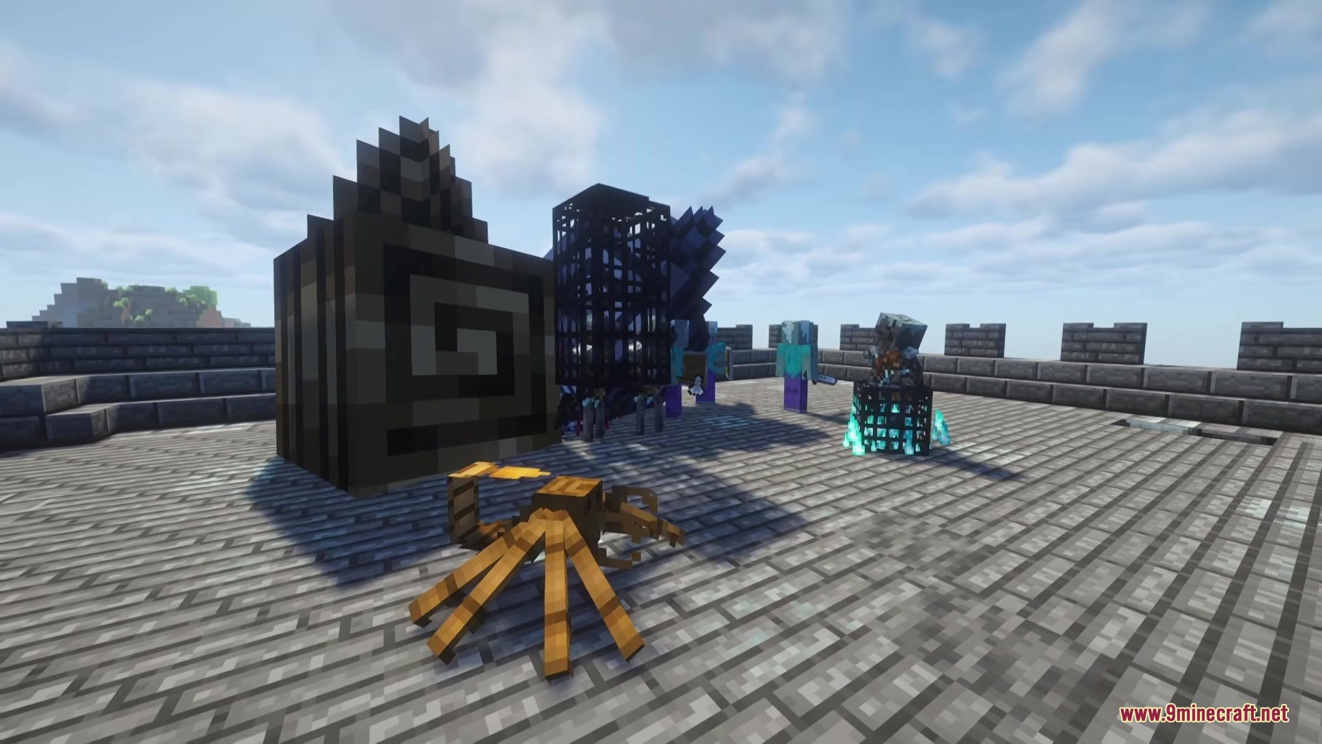 Cursed Relics Dungeons Mod Screenshot 9 New mobs and mysterious blocks from the Cursed Relics Dungeons mod