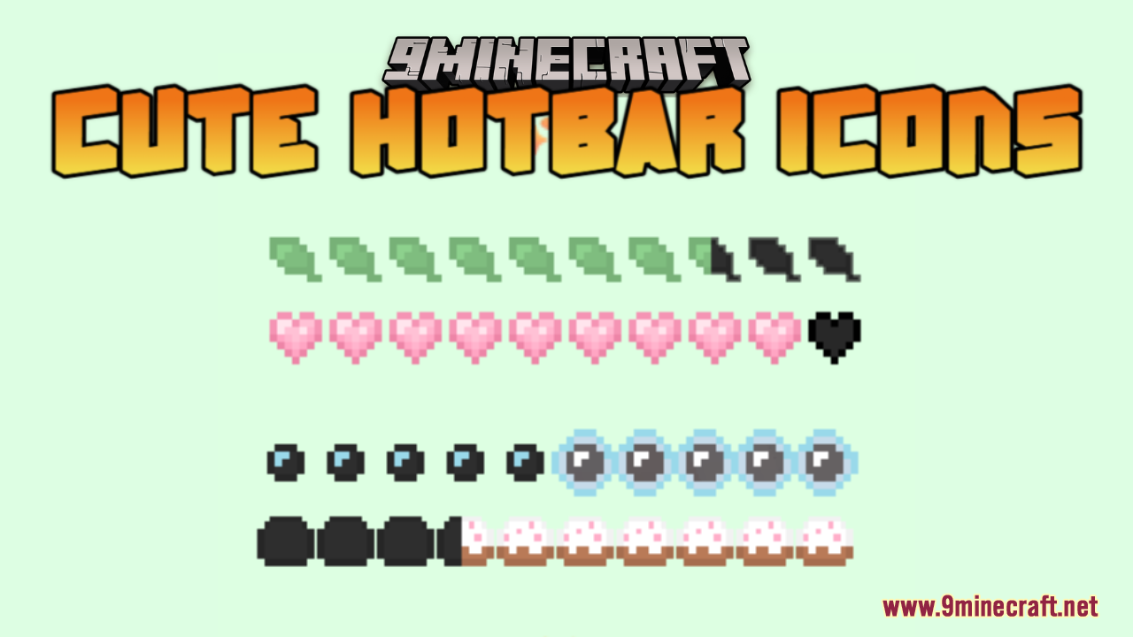 Cute Hotbar Icons Resource Pack