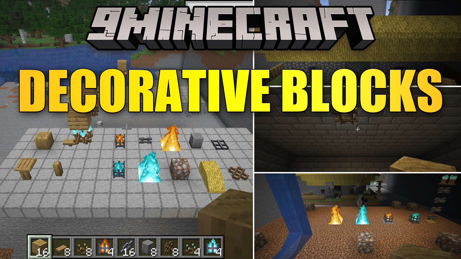 Decorative Blocks 9minecraft Mod