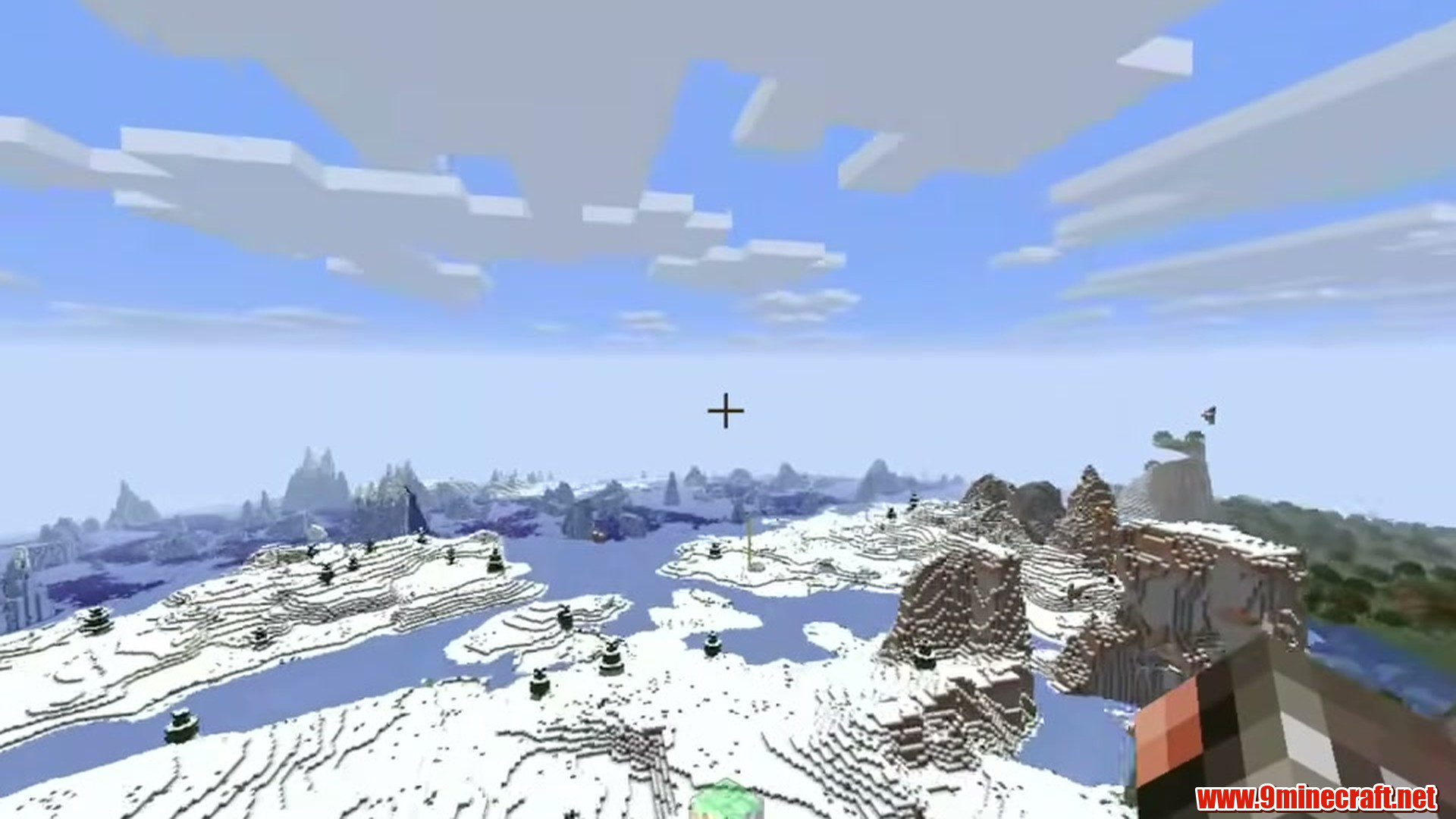 Sulfur Cave Snowfield Start in Minecraft seed 6006216005338798975
