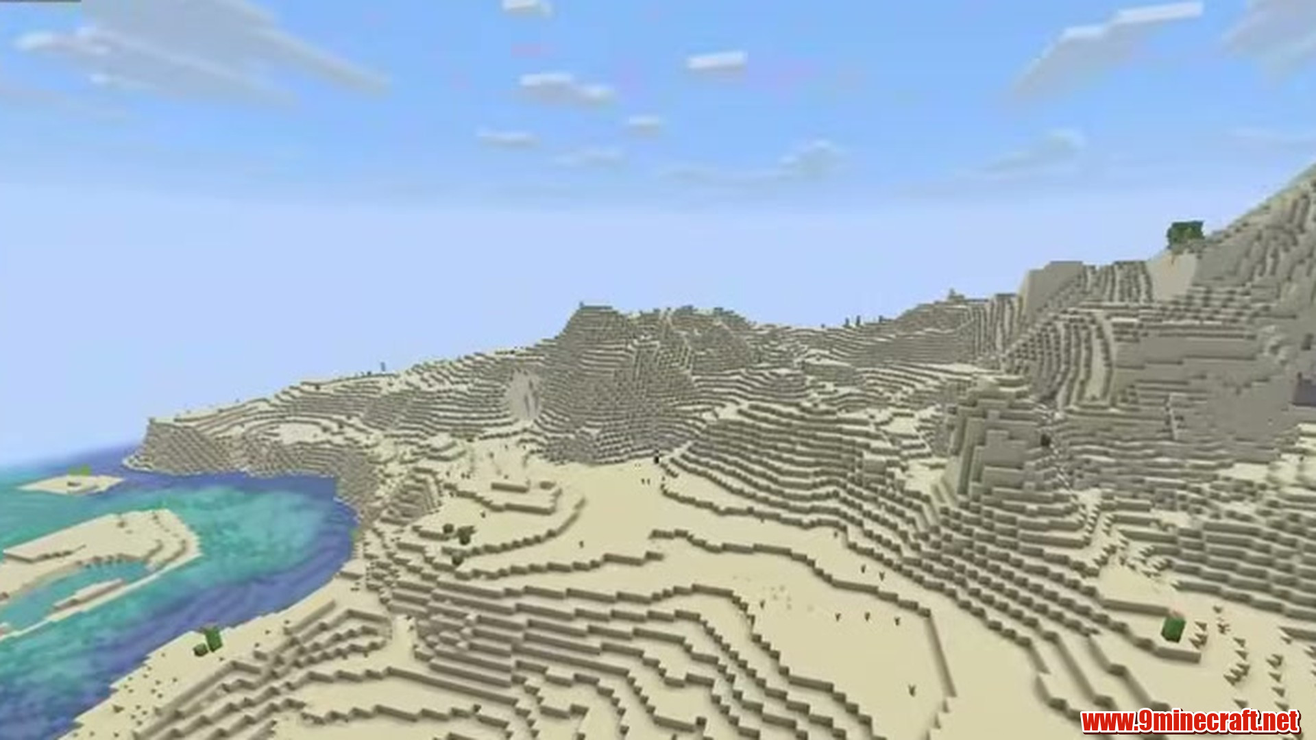 Second landscape view from Minecraft seed 791527390221310119