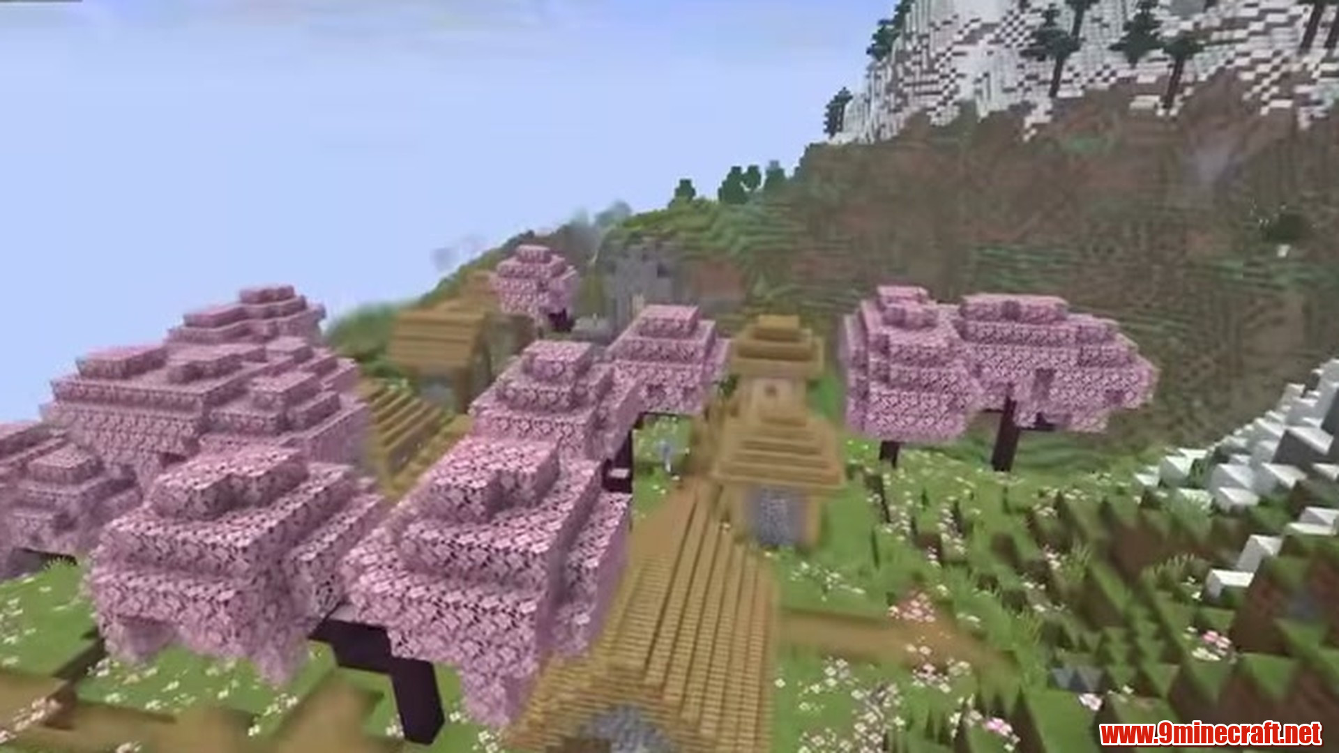 Second landscape view from Minecraft seed -1893504358379192633