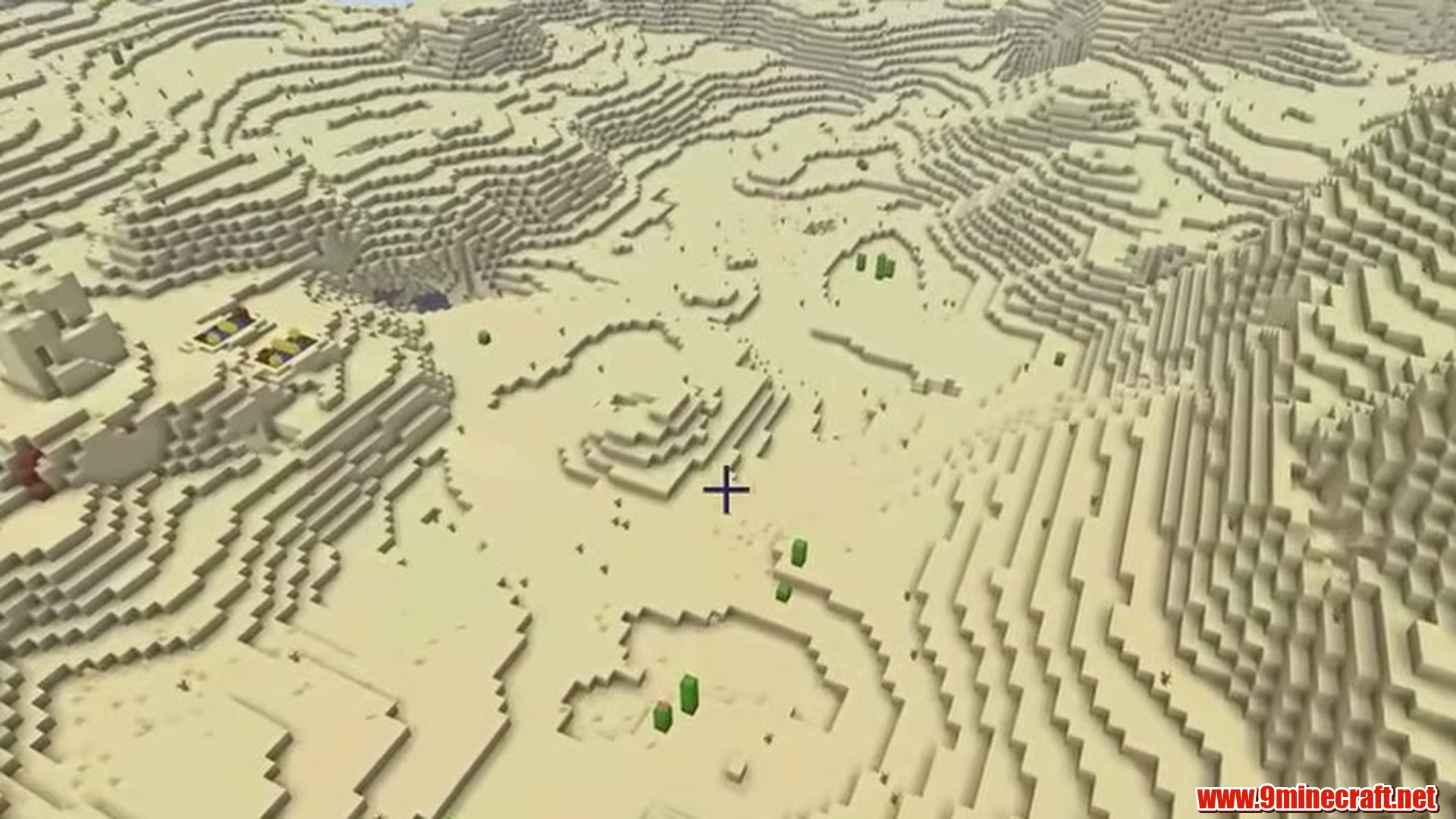 Second landscape view from Minecraft seed 9007686644472162198