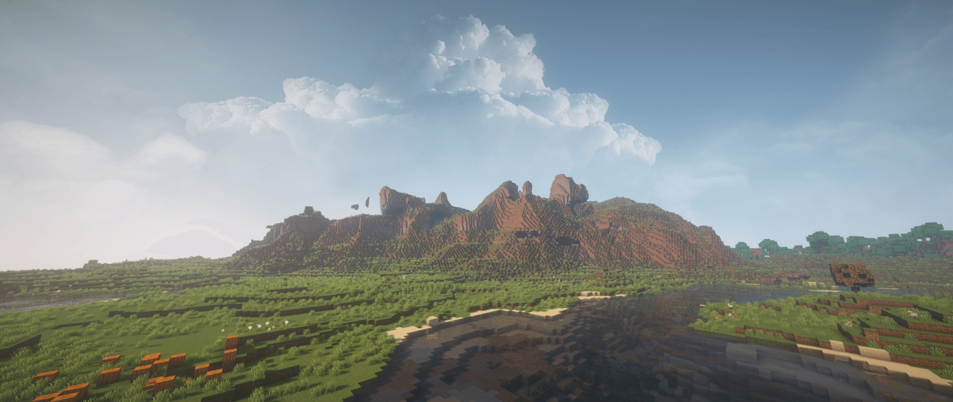 Dramatic Skys Shader Screenshot 4 Dramatic Skys Shader adds realistic clouds and lighting over the world