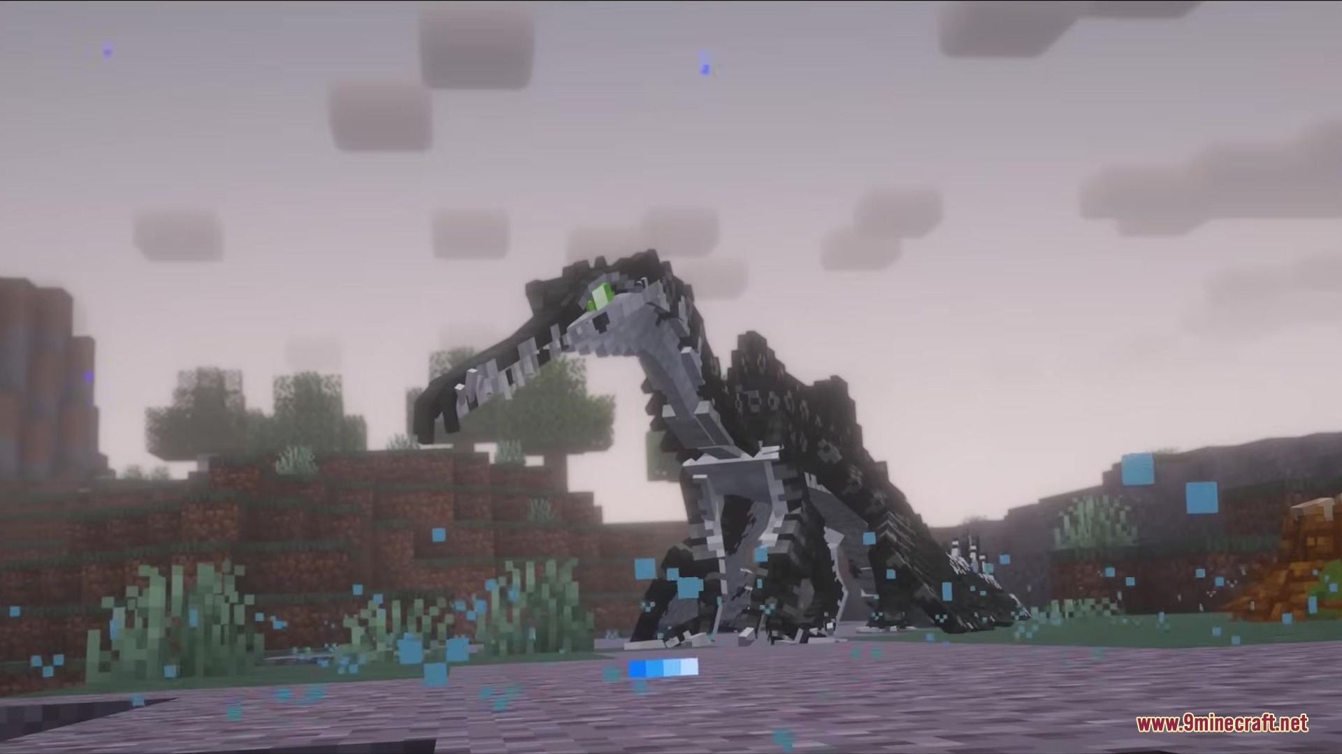 Ecological Replenishment Station Mod Screenshot 5 A large hexapod creature from the Ecological Replenishment Station Mod in a field