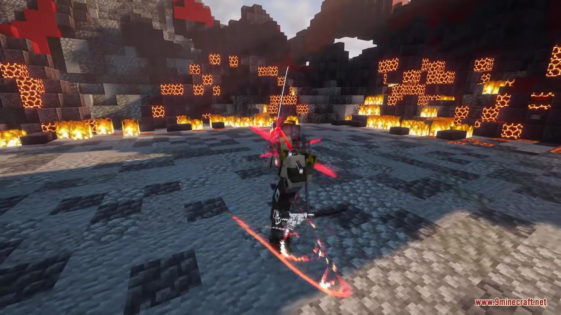 Efn Bosses Mod Screenshot 9 A boss character from the Efn Bosses Mod performing a special attack