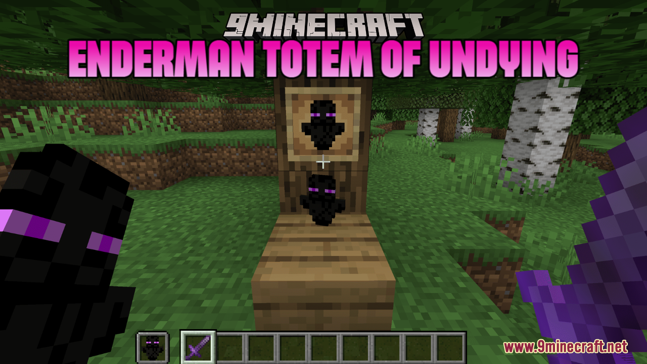 Enderman Totem of Undying Resource Pack