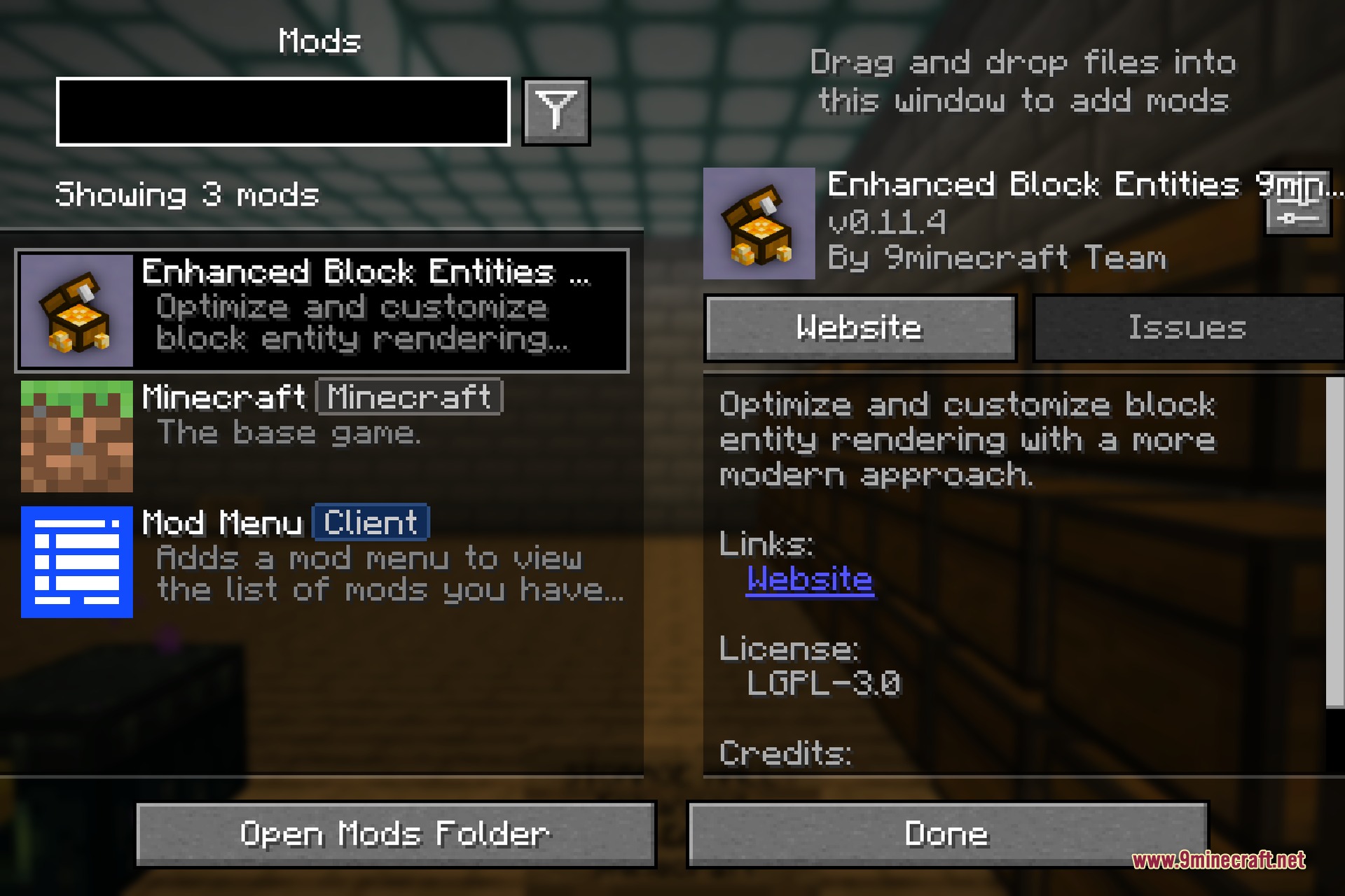 Enhanced Block Entities 9minecraft Mod Screenshot 1