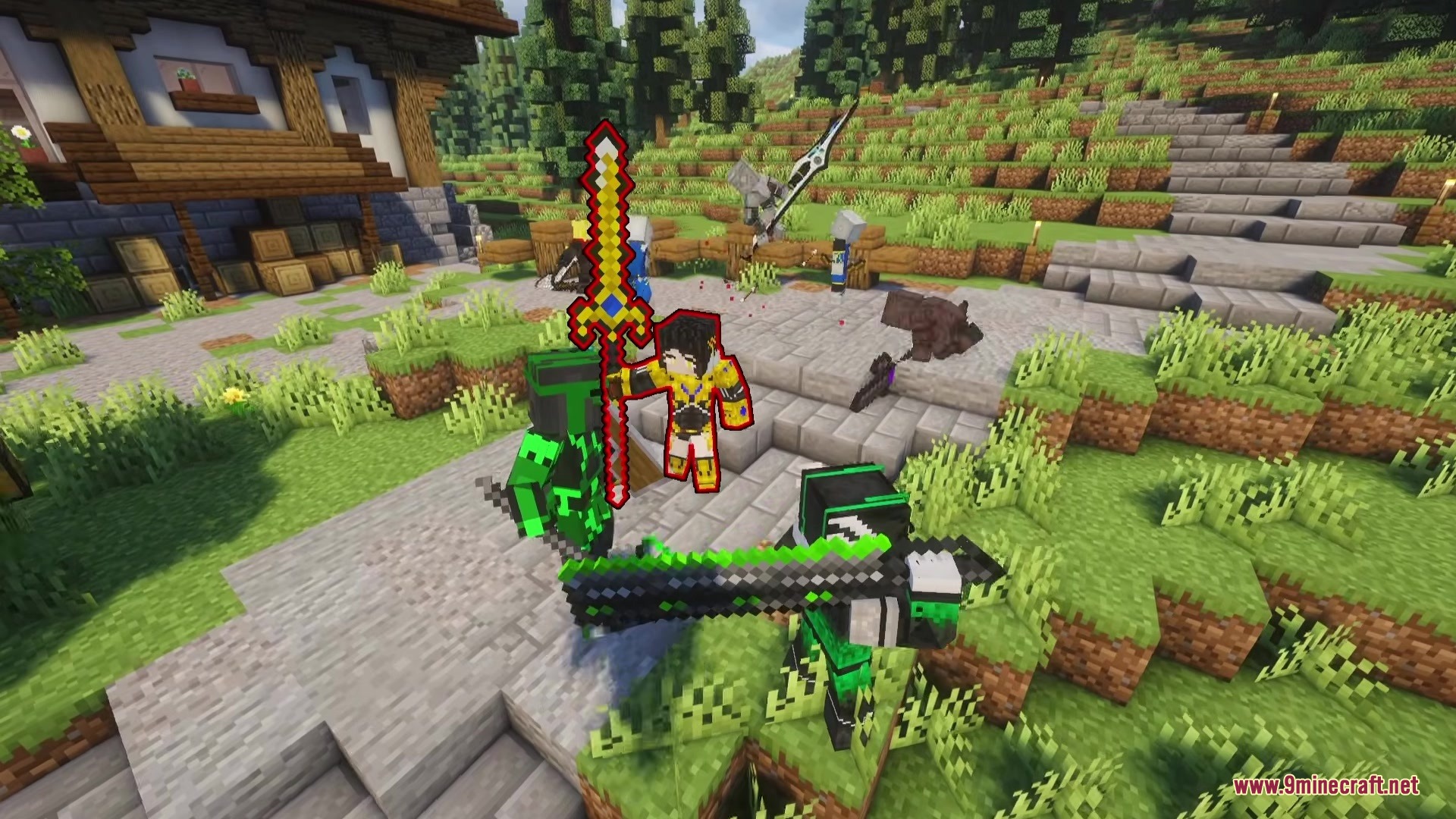 Epic Foes Epic Fight Addon Mod Screenshot 18 Epic Foes Epic Fight Addon Mod features intense combat with new weapons and armor