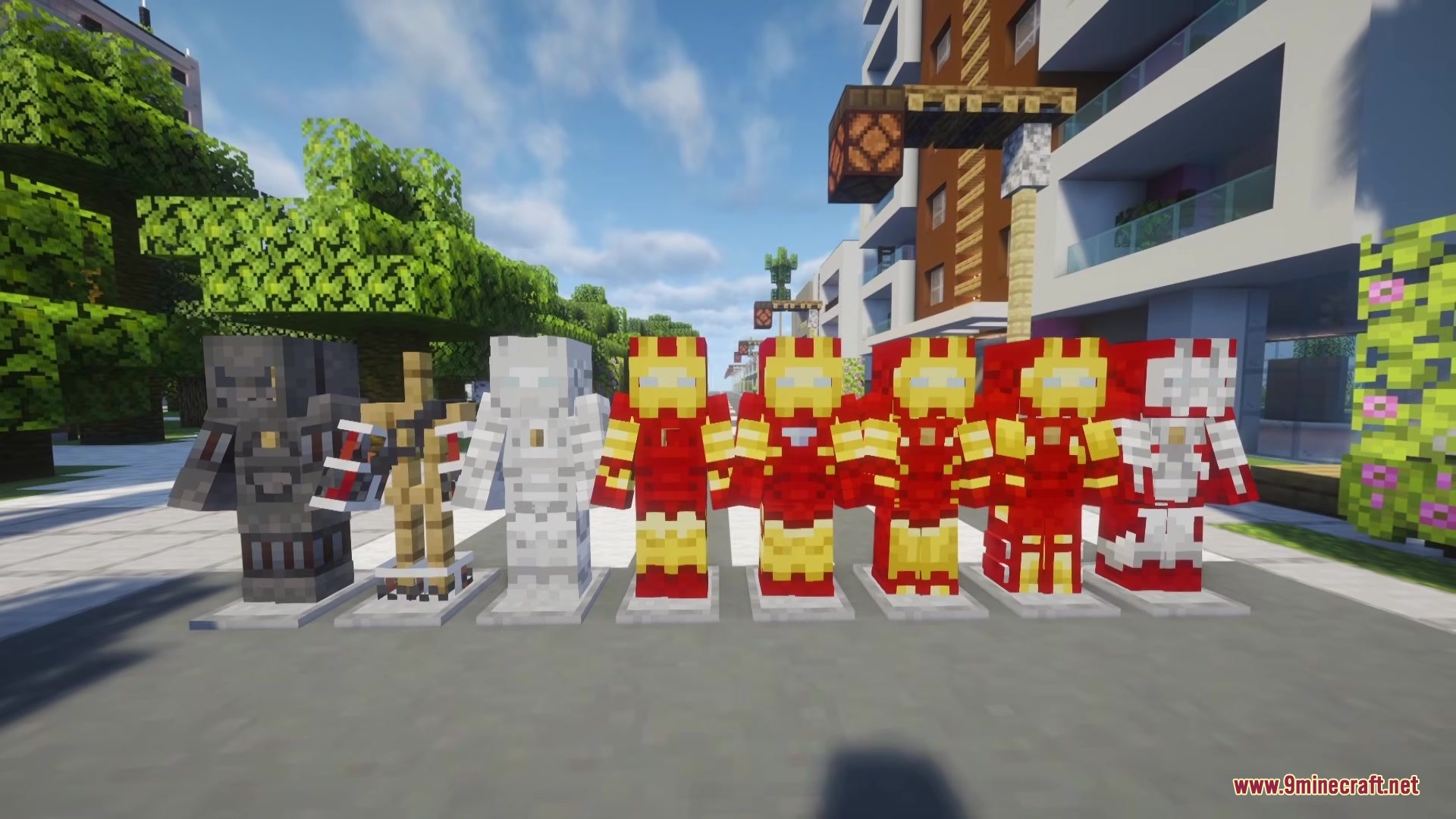 Forged Reactor Iron Man Mod (1.20.1) – Craft and Fly in Upgradable Iron Man — screenshot 4