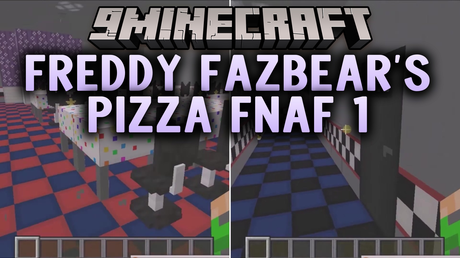 Freddy Fazbear's Pizza FNaF 1 Map
