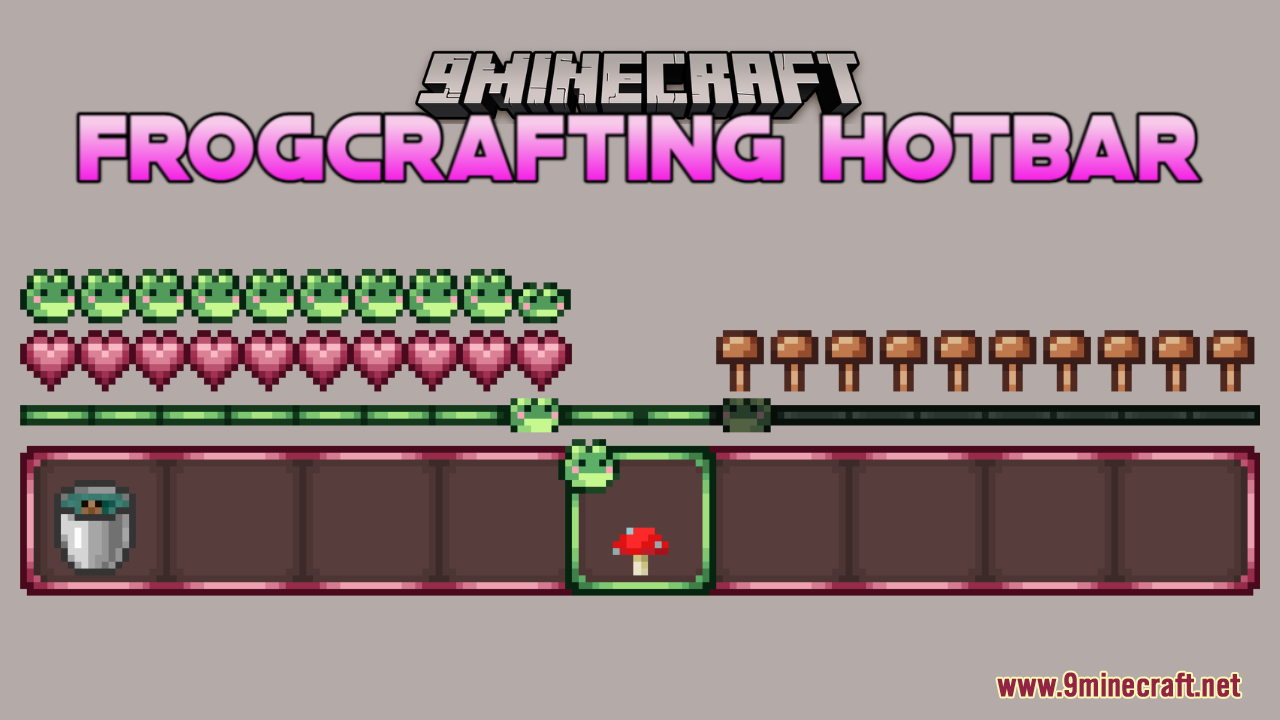 Frogcrafting Hotbar Resource Pack