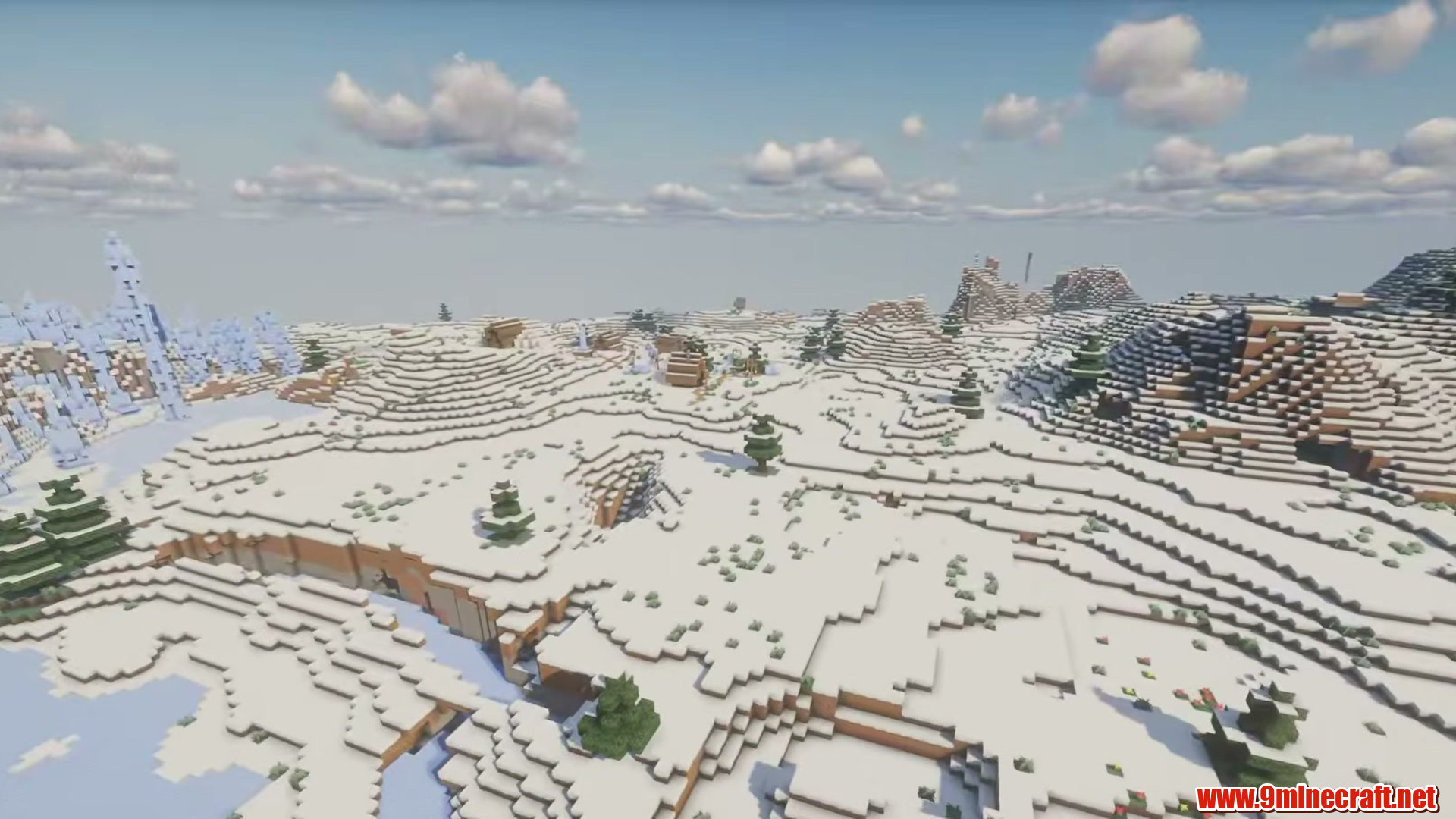 Flat Snow in Minecraft seed 924499422799001770