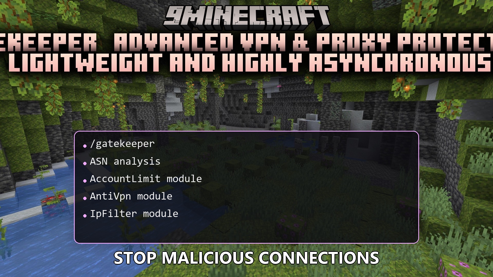 Gatekeeper Advanced VPN & PROXY Protection Lightweight and Highly Asynchronous Plugin