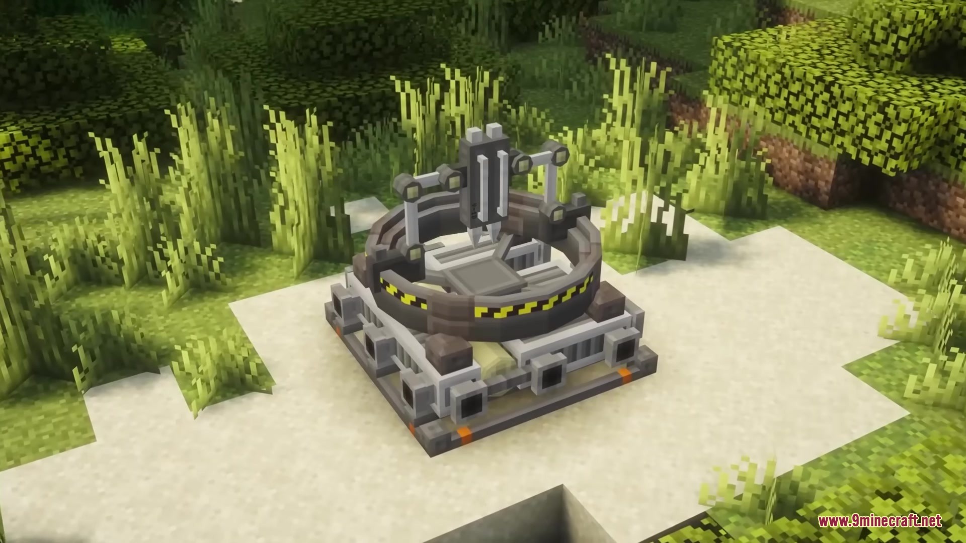 An advanced industrial machine with hazard stripes from the HBM NTM Rebirth Mod