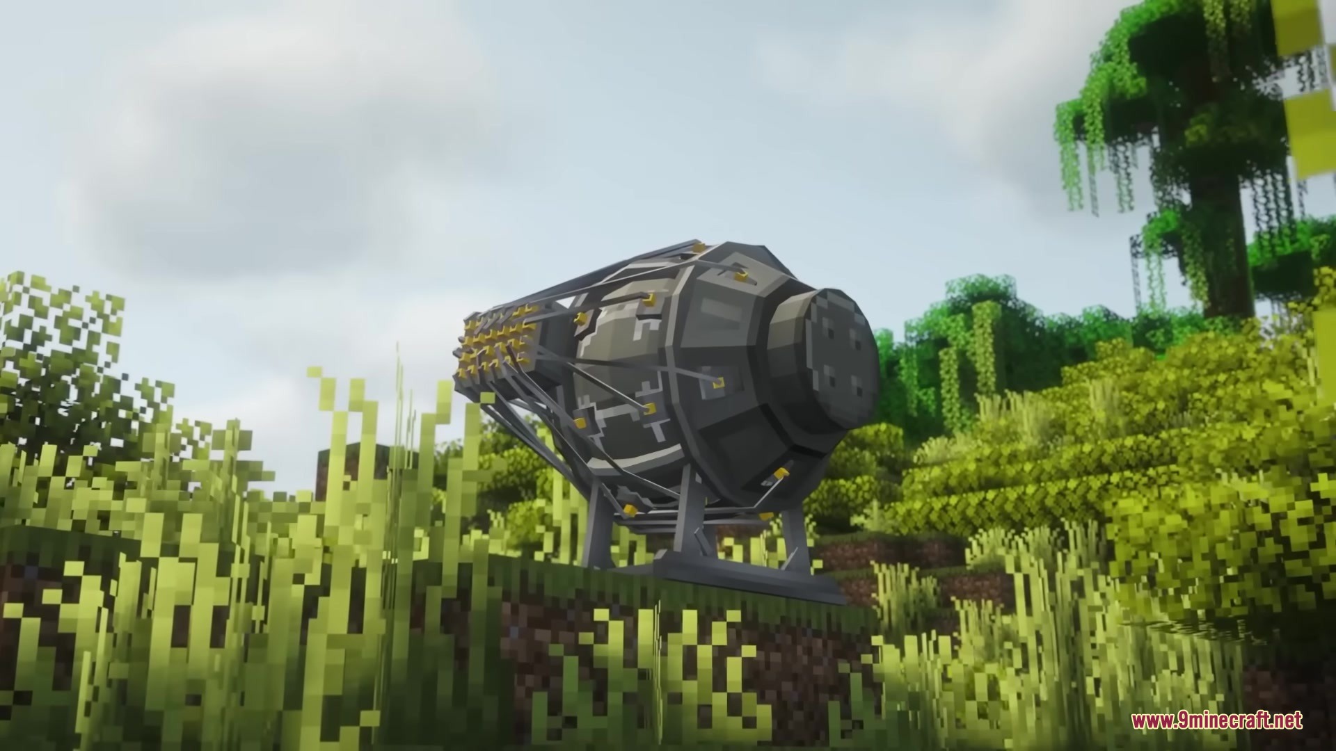 A large metallic nuclear machine from the HBM NTM Rebirth Mod
