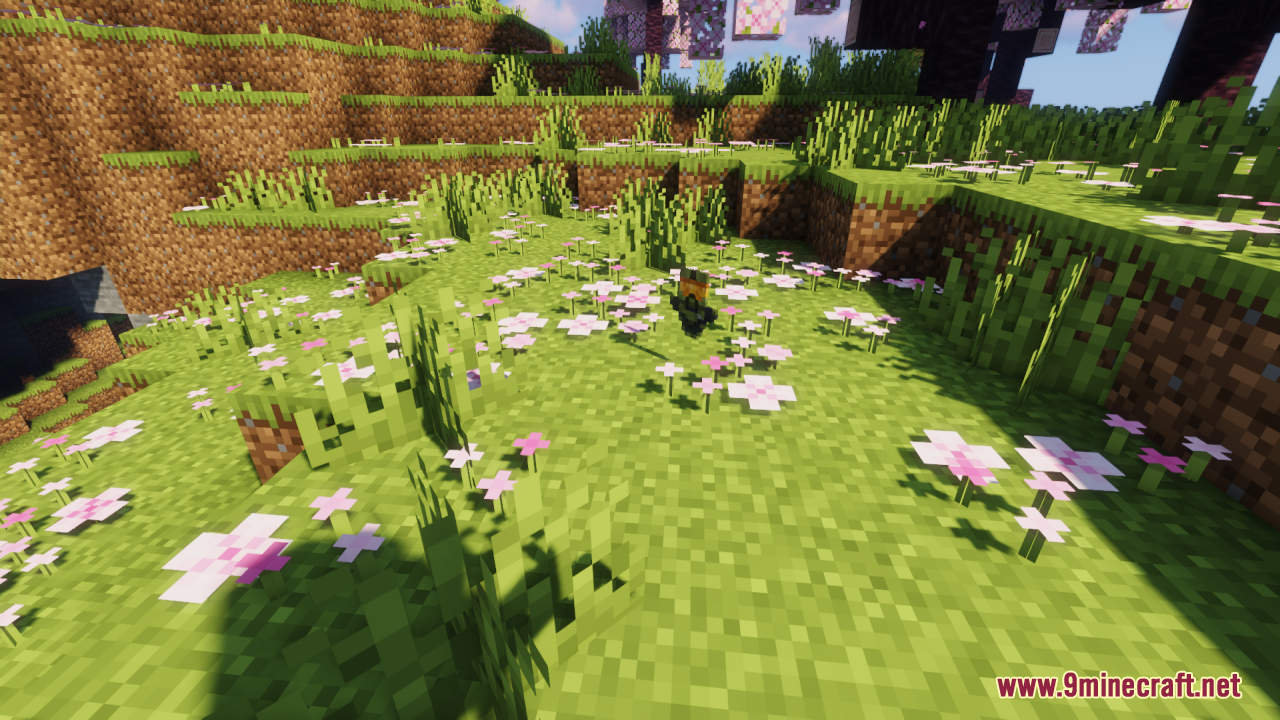 A Master Chief helmet totem of undying dropped on a flowery field