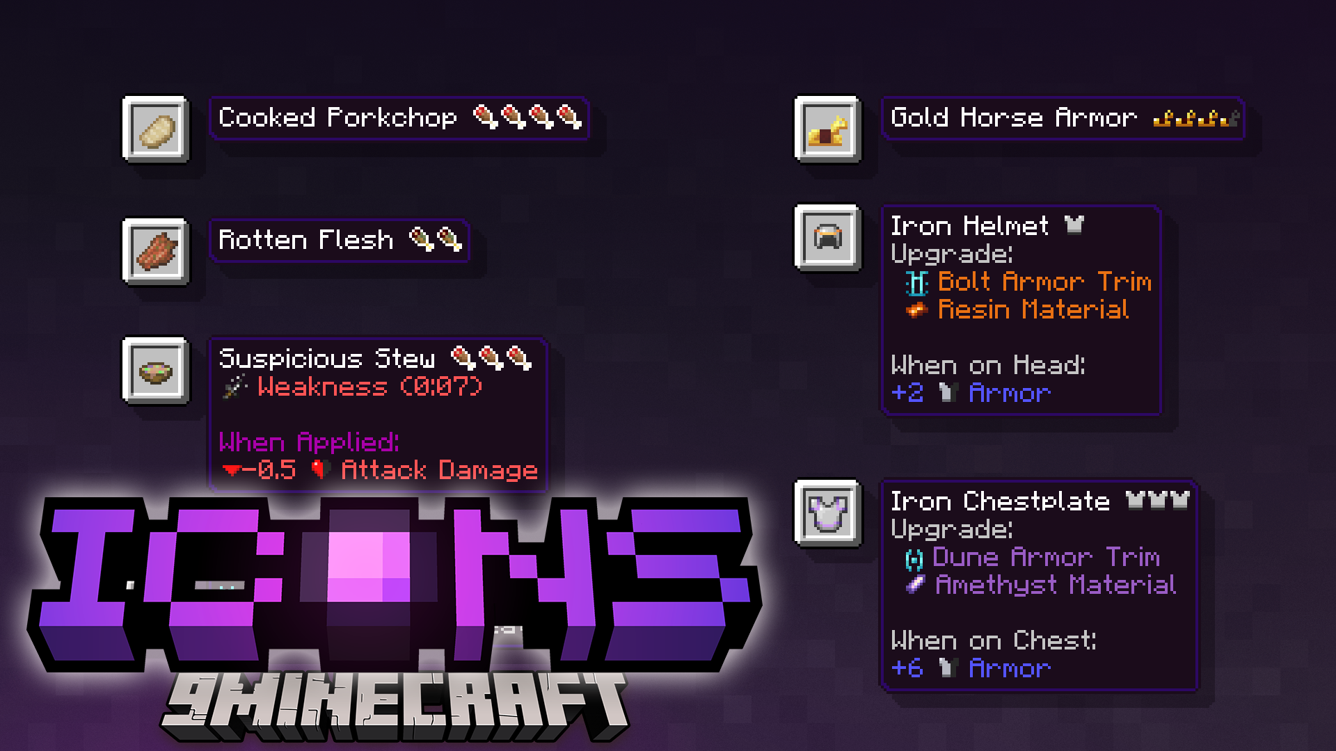 Icons Bedrock Edition Texture Pack