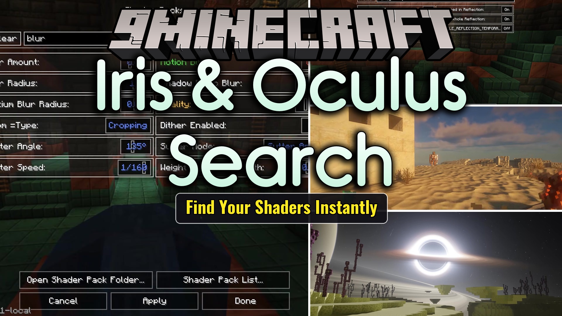 Iris & Oculus Search Mod