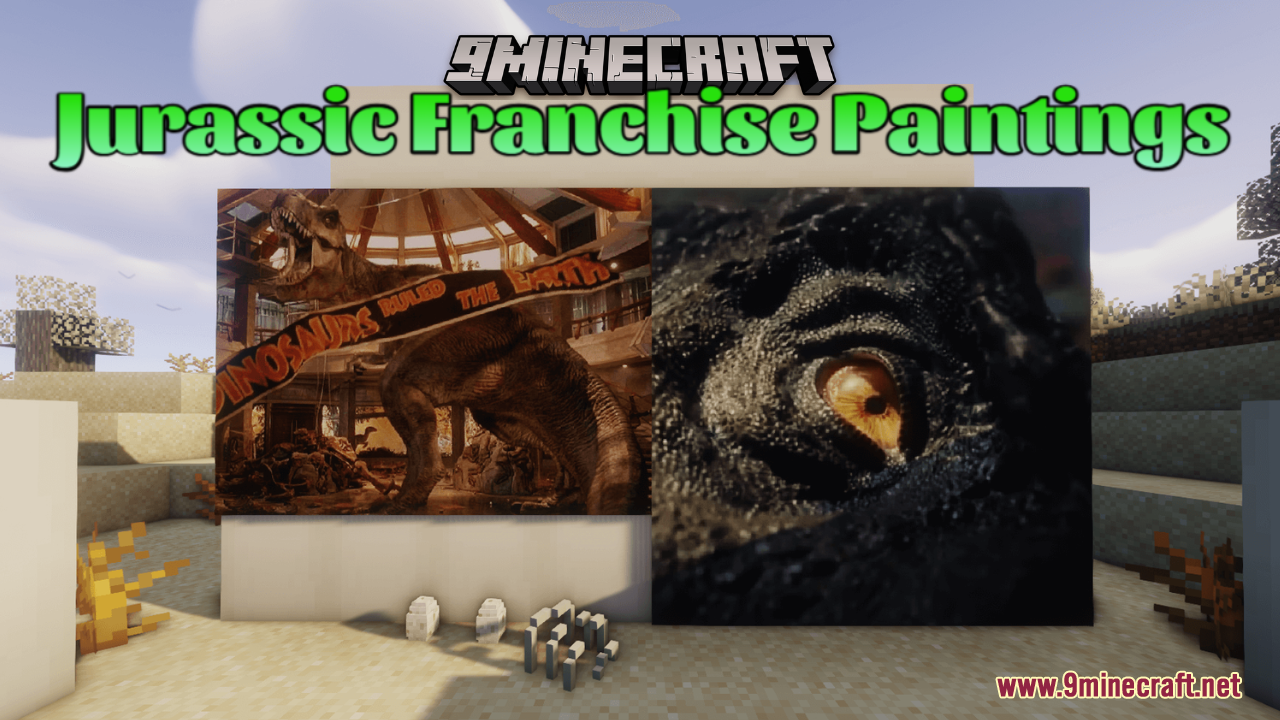 Jurassic Franchise Paintings Resource Pack