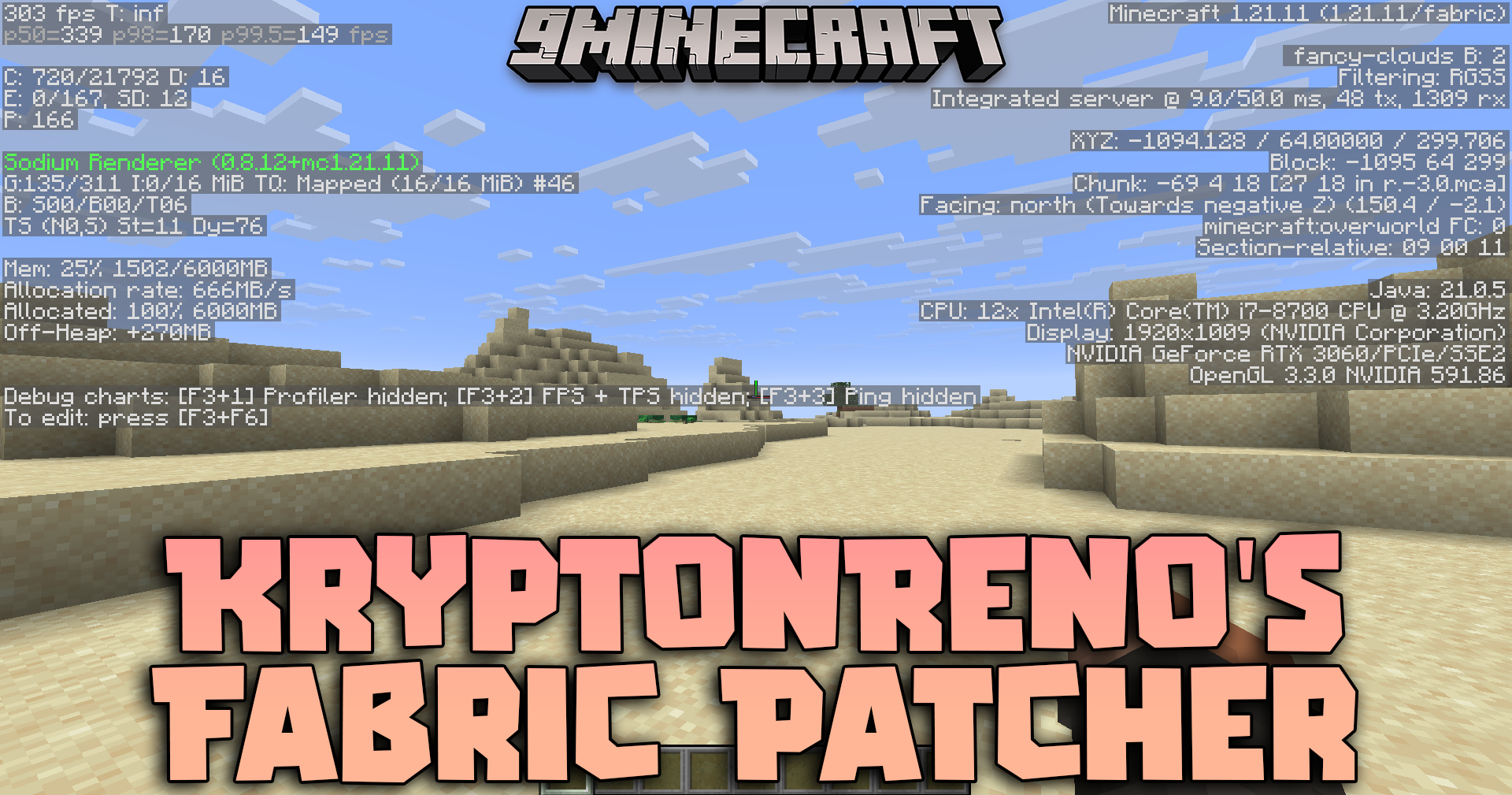 KryptonReno's Fabric Patcher Mod