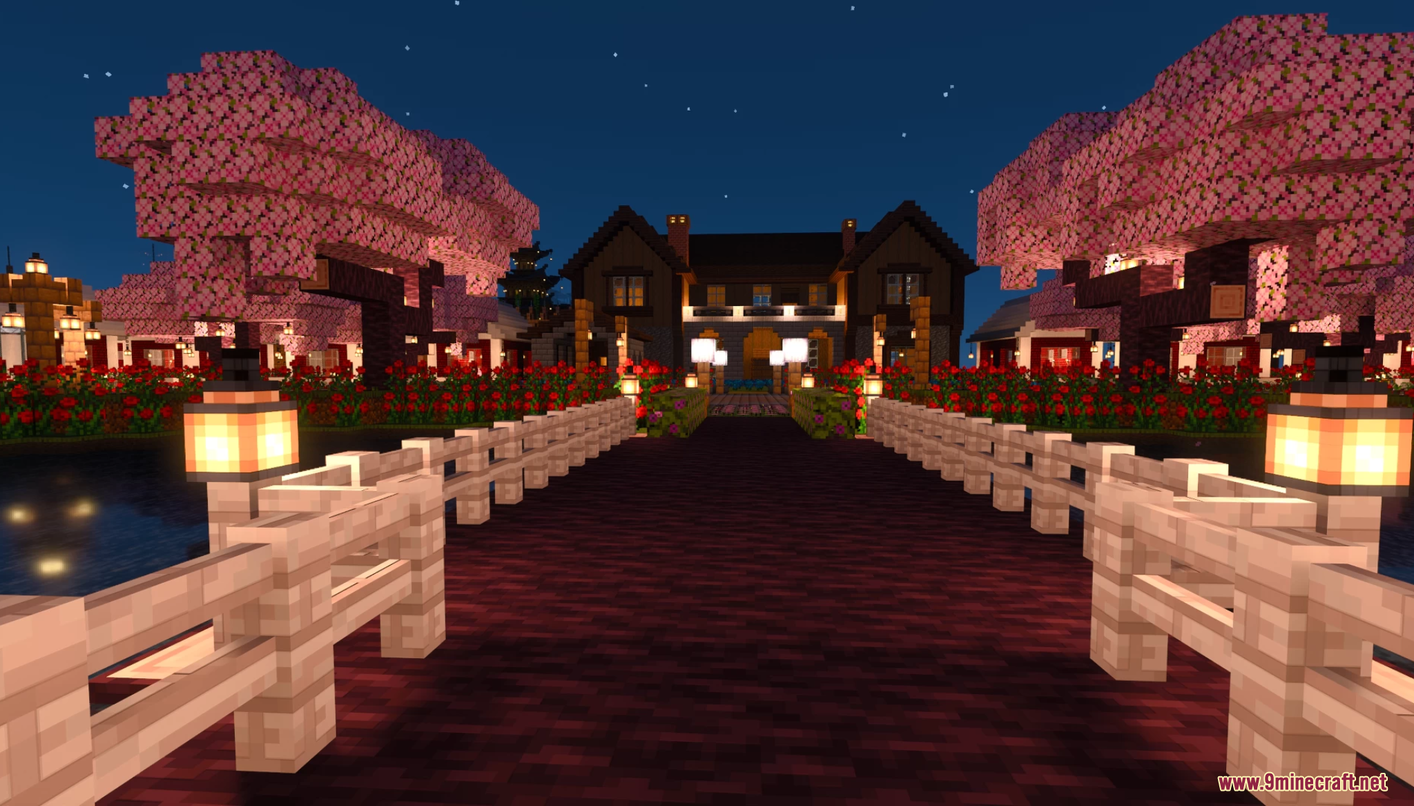 Lake Towen Map Screenshot 5 A wooden bridge leads to a large house in Lake Towen Map